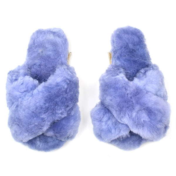 Criss Cross Baby Alpaca Women's Slipper