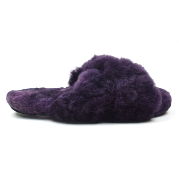 Criss Cross Baby Alpaca Women's Slipper