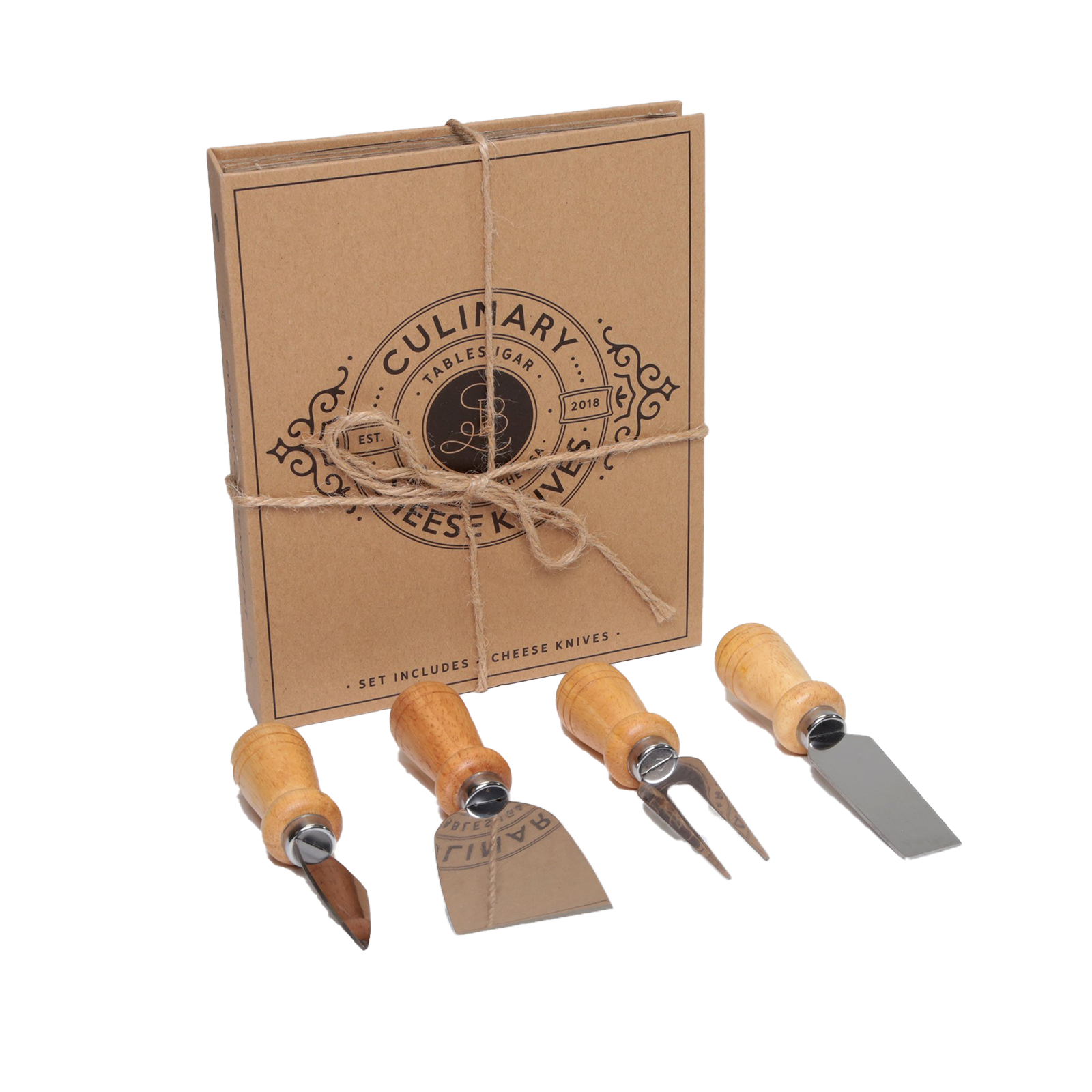 Cardboard Book Set- Cheese Knives