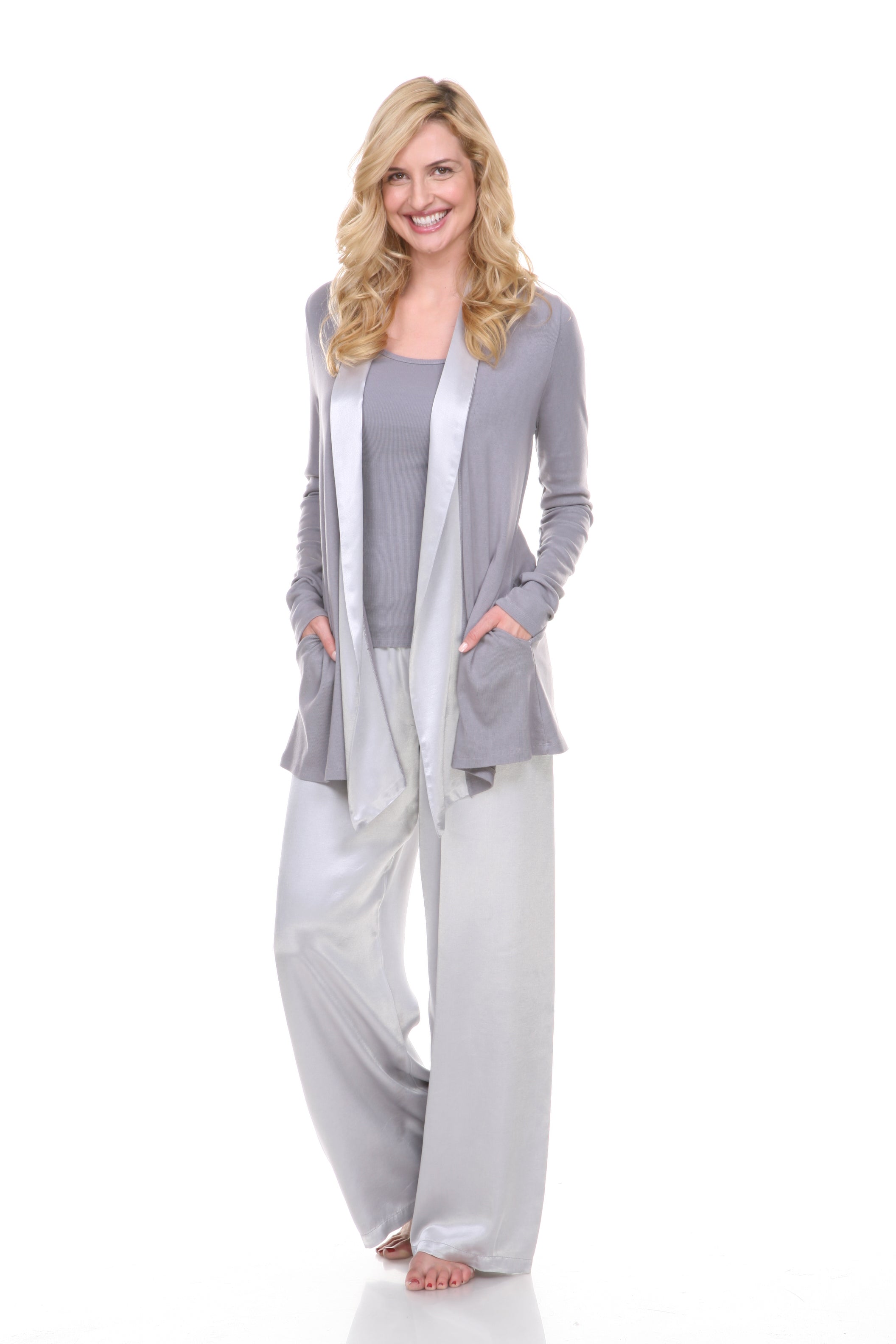 Jolie Capri Satin Ankle Pant