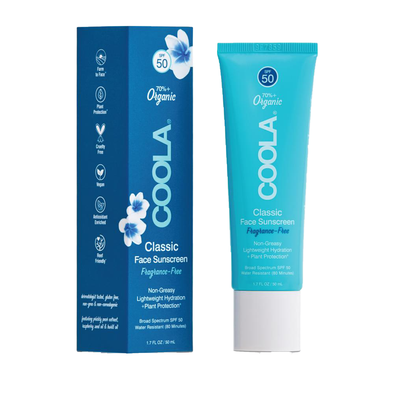 Classic Face SPF 50 Fragrance Free Sunscreen