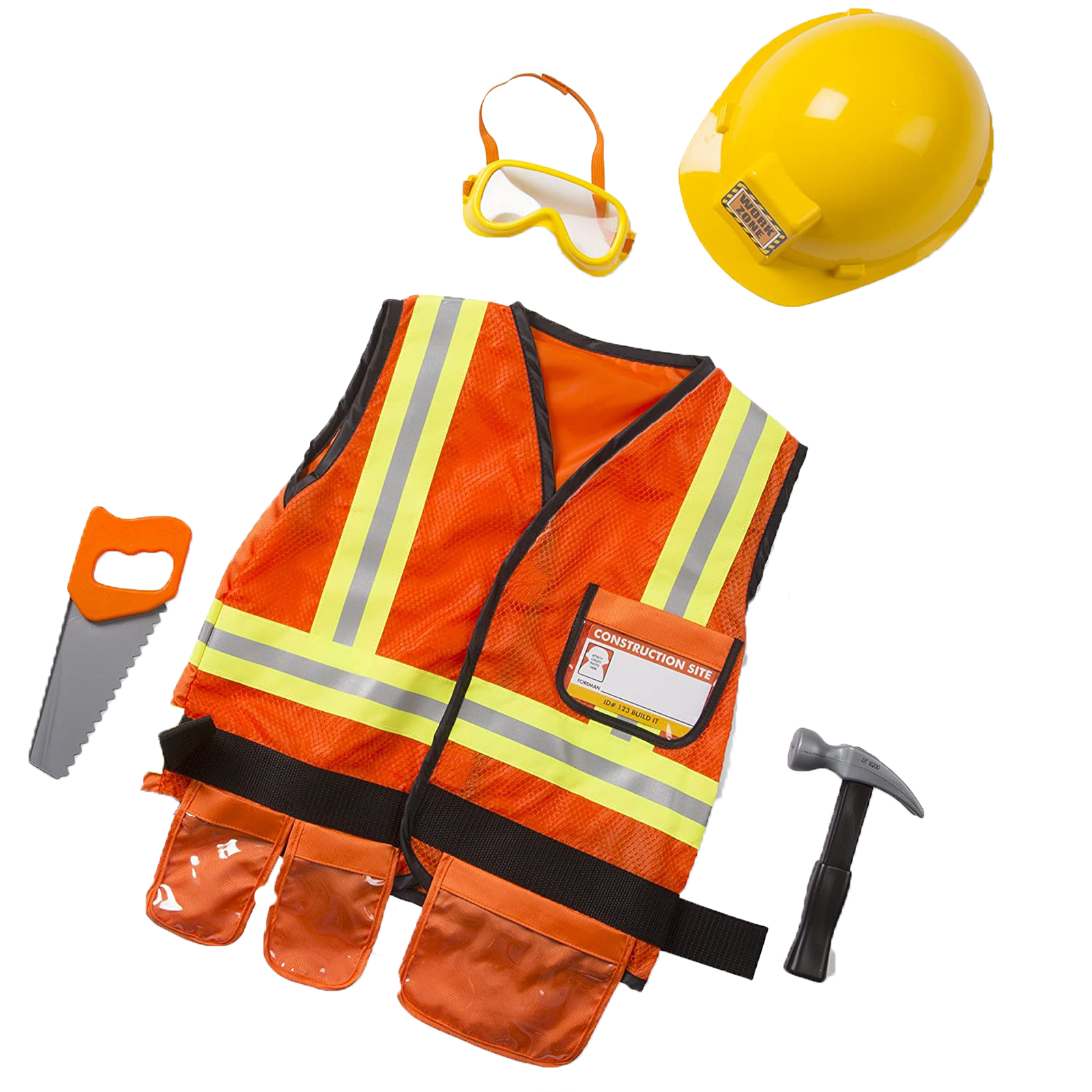 Construction Worker Role Play Costume