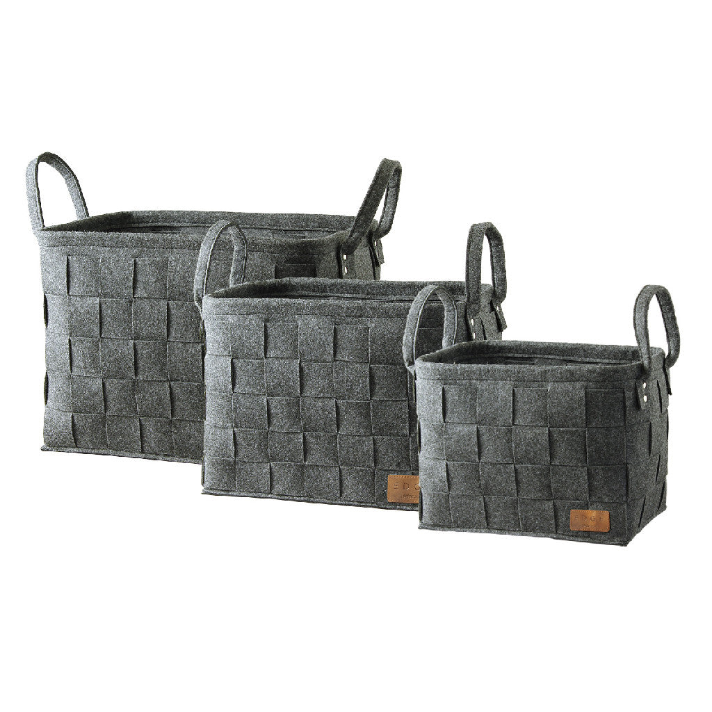 Felted Woven Basket
