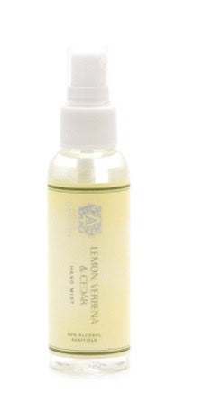 2 oz Hand Mist Sanitizer, Lemon Verbena & Cedar