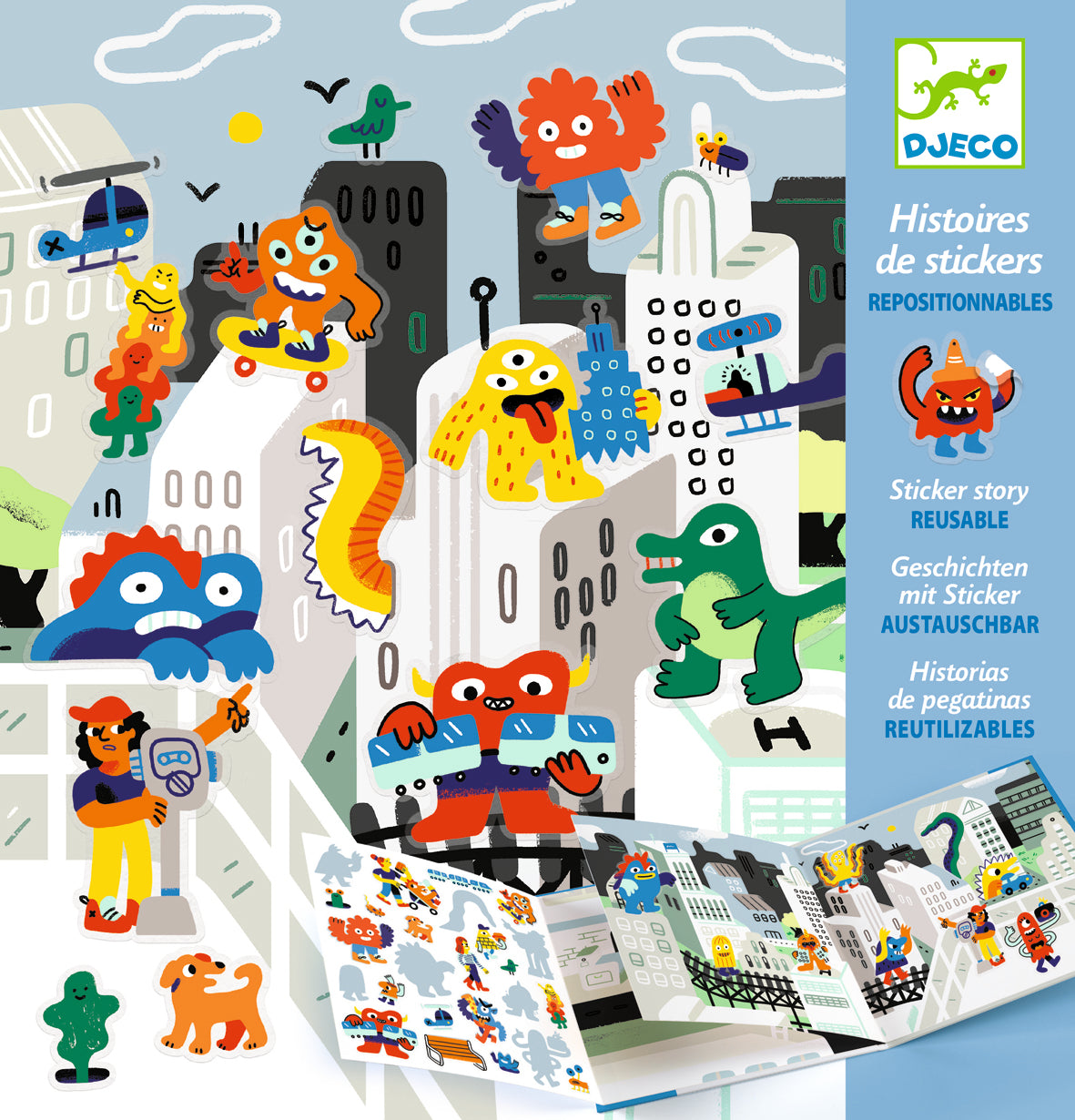 Sticker Stories - Monster Invasion