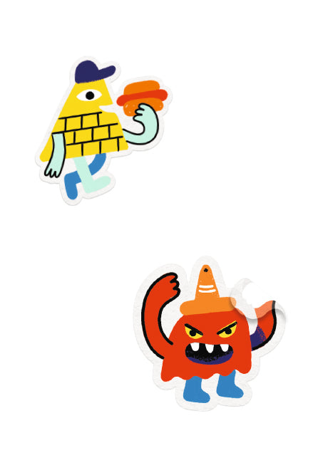 Sticker Stories - Monster Invasion