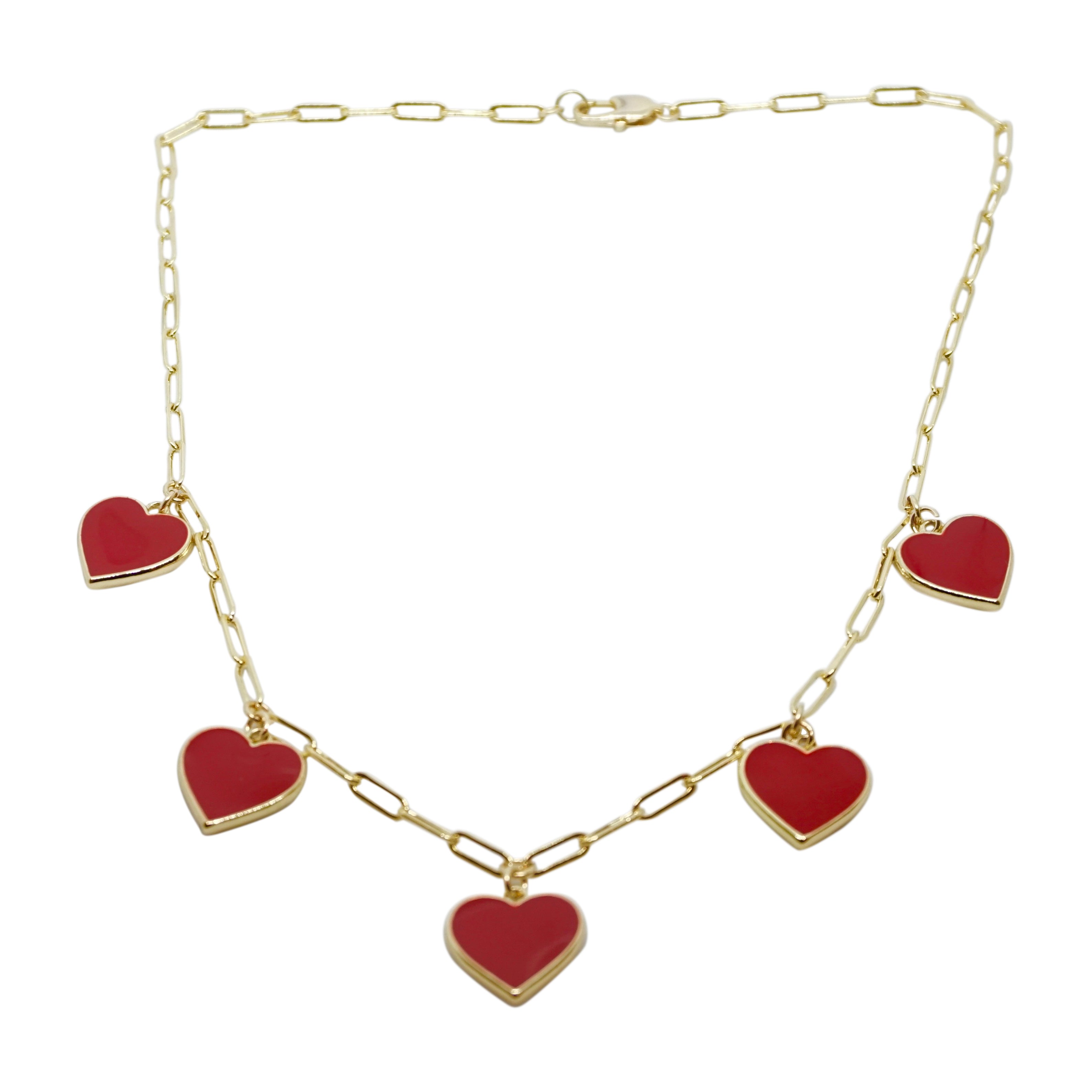 Multi Heart Necklace