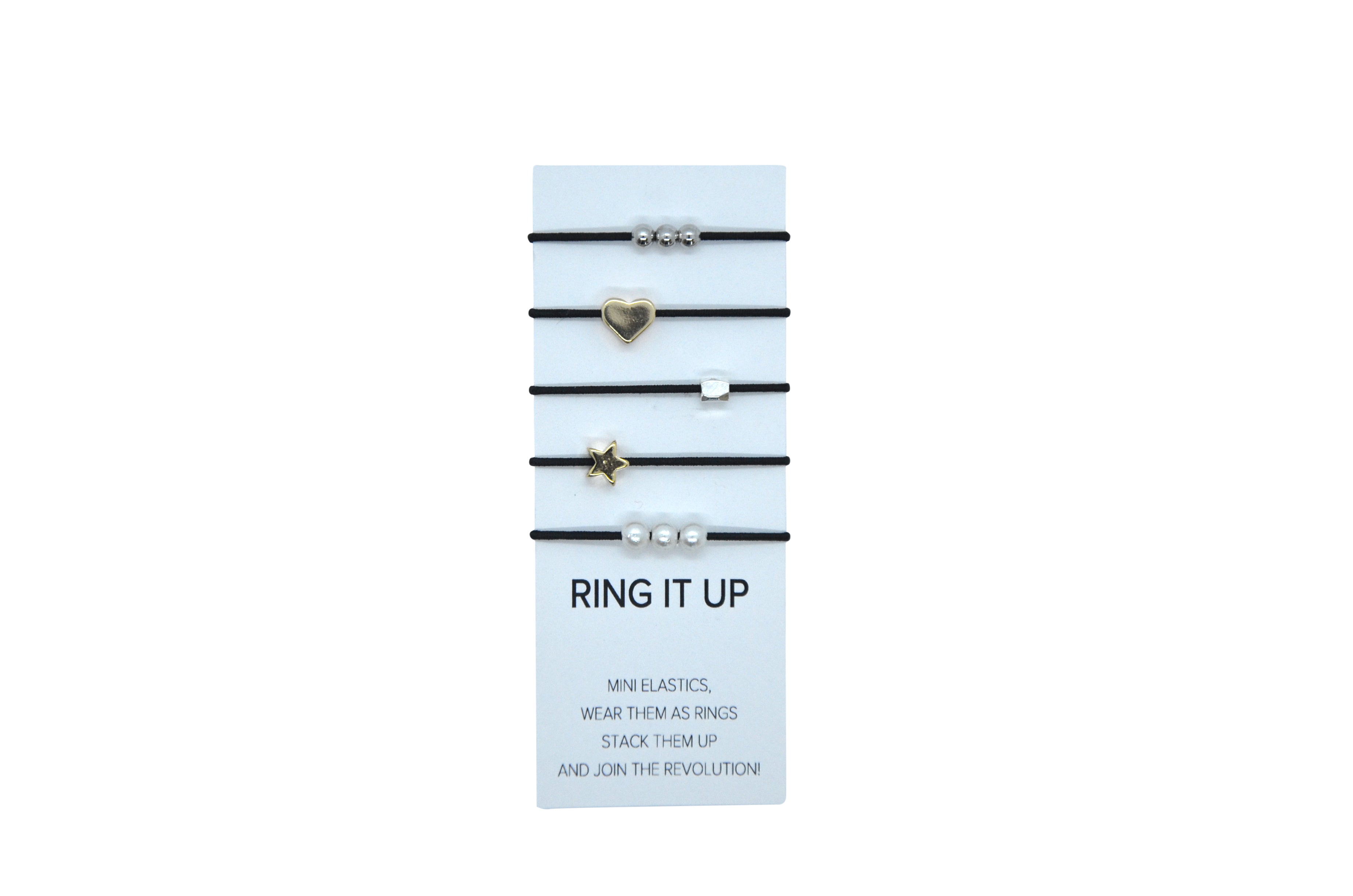 Heart and Star Ring It Up Elastics