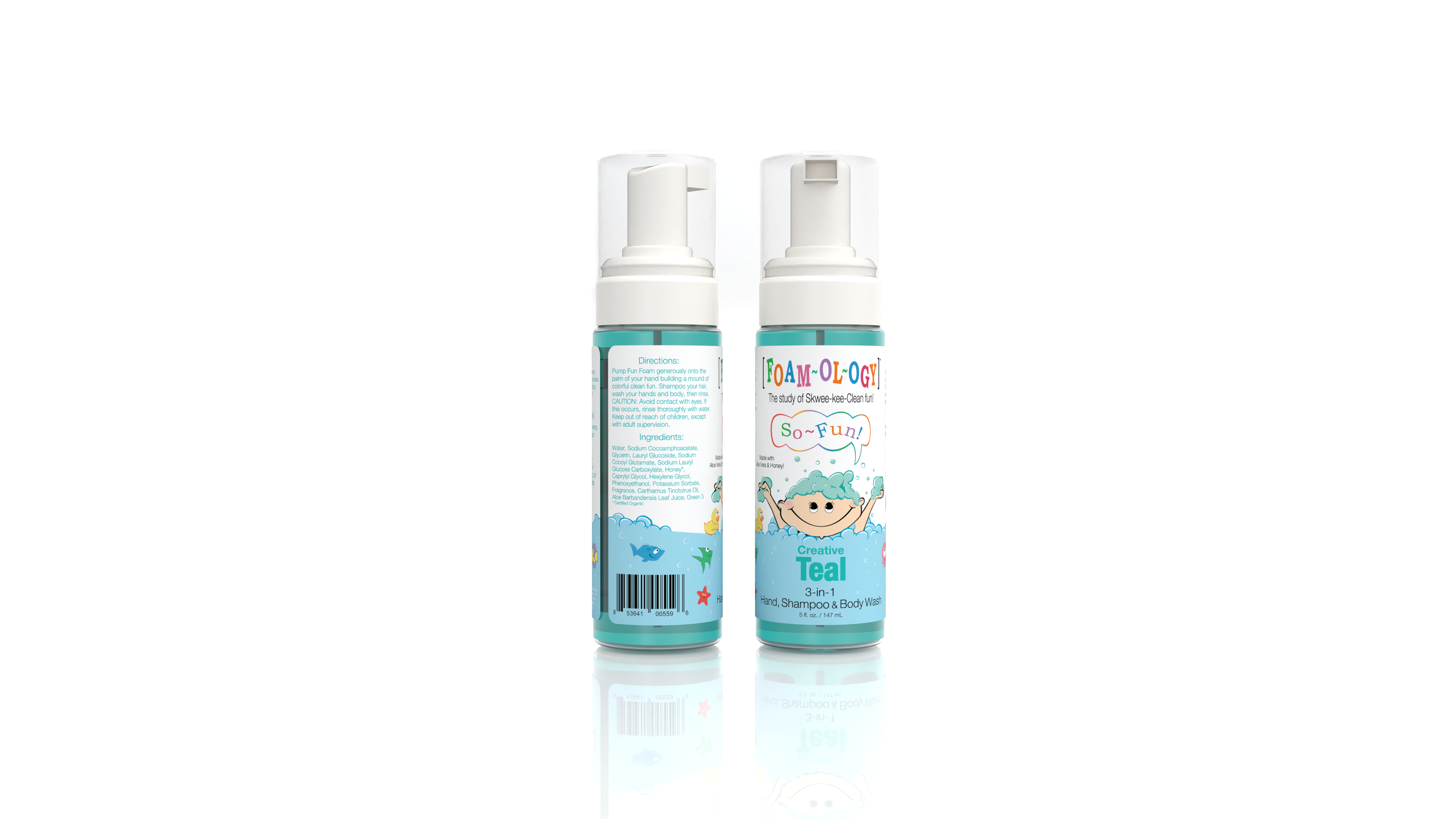 3-in-1 Shampoo, Hand & Body Wash