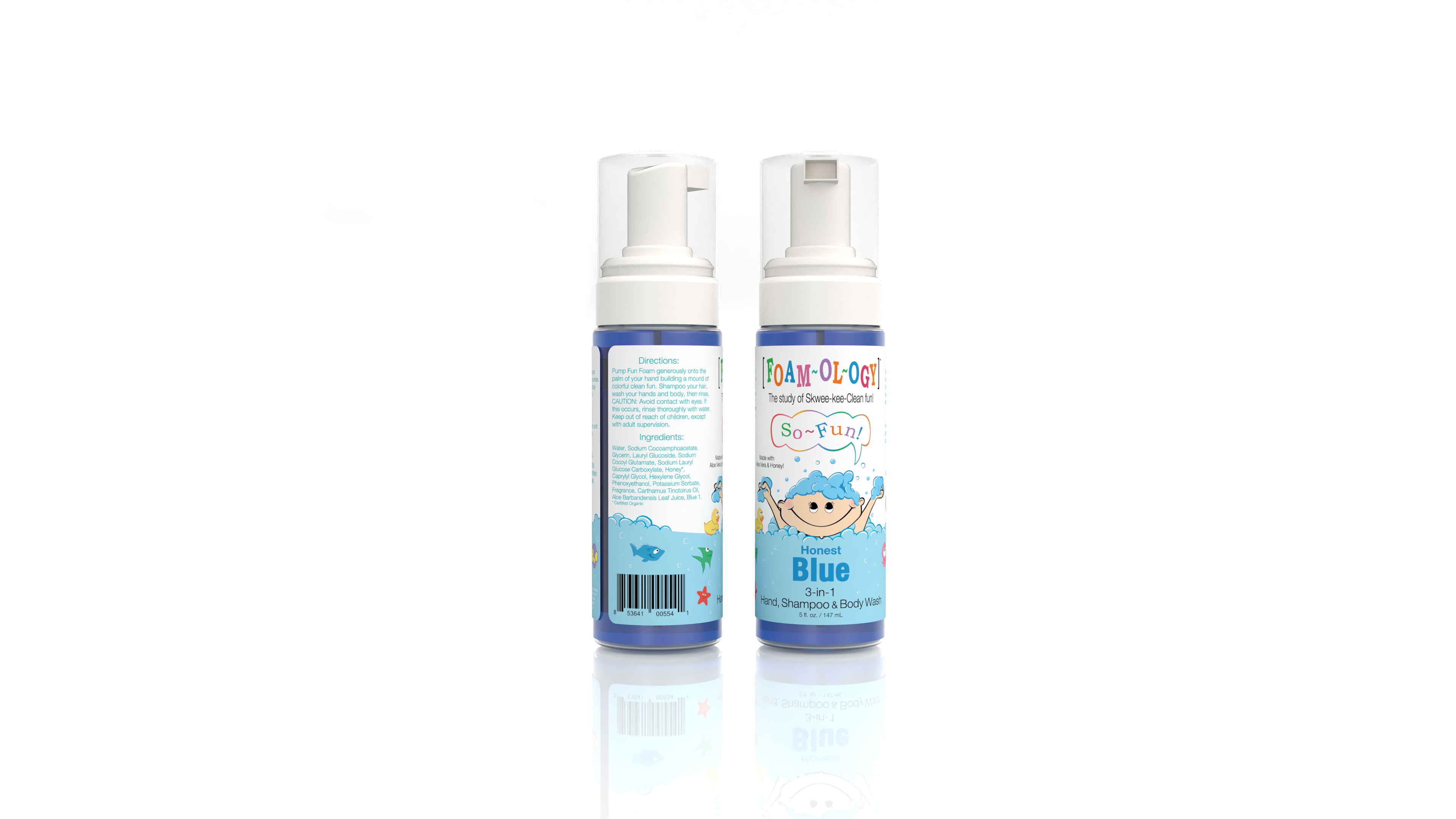 3-in-1 Shampoo, Hand & Body Wash