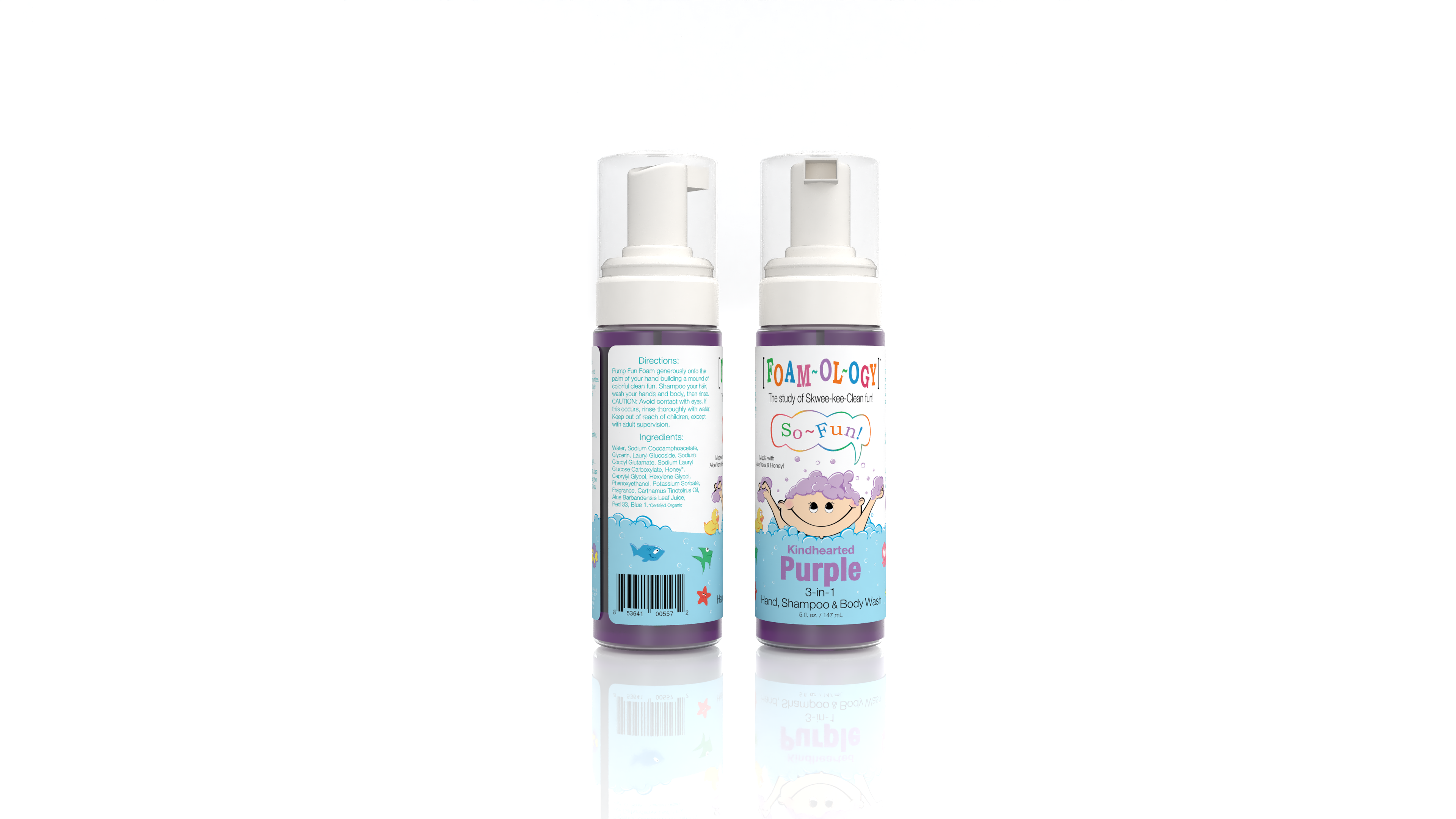 3-in-1 Shampoo, Hand & Body Wash