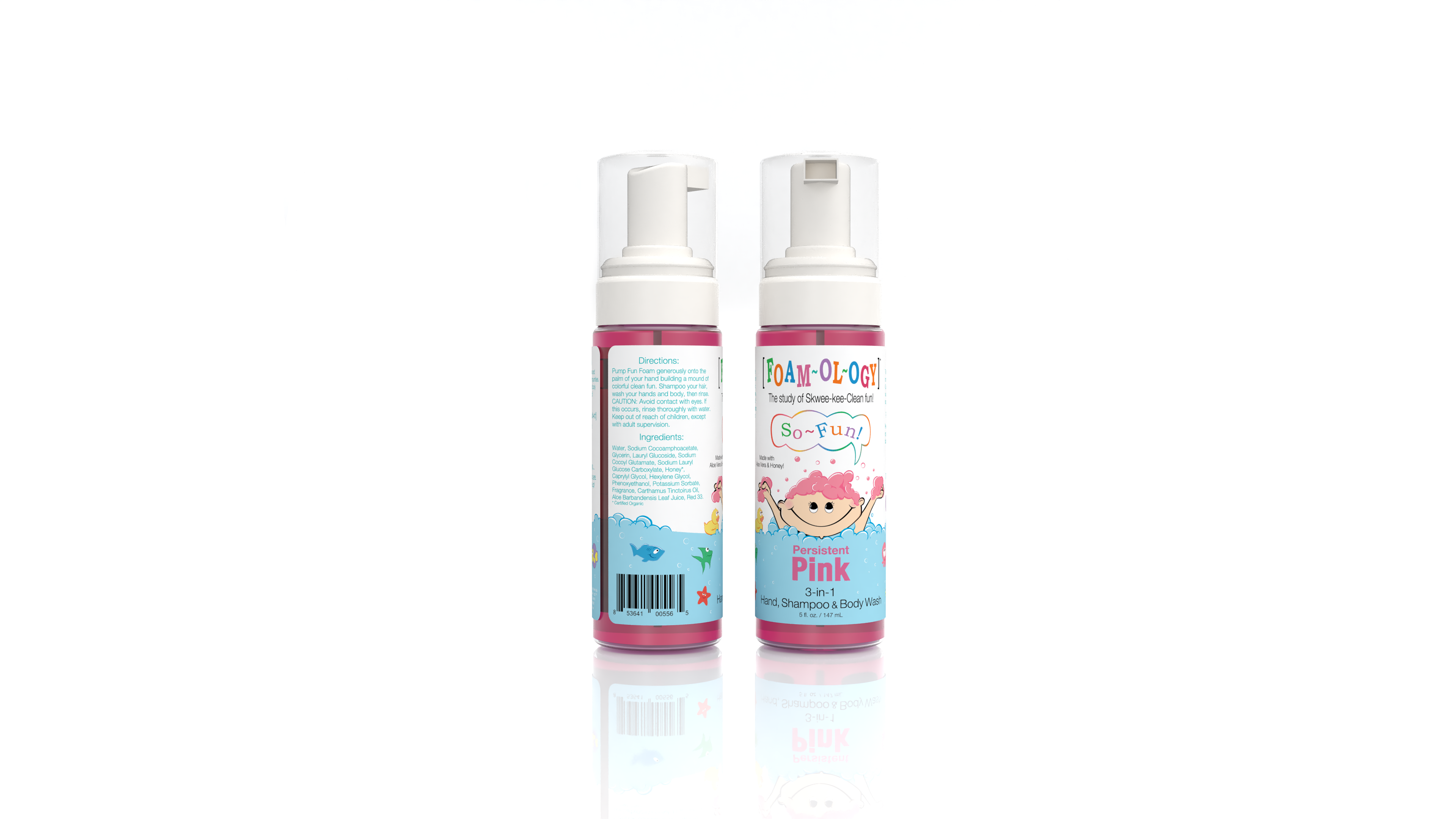 3-in-1 Shampoo, Hand & Body Wash