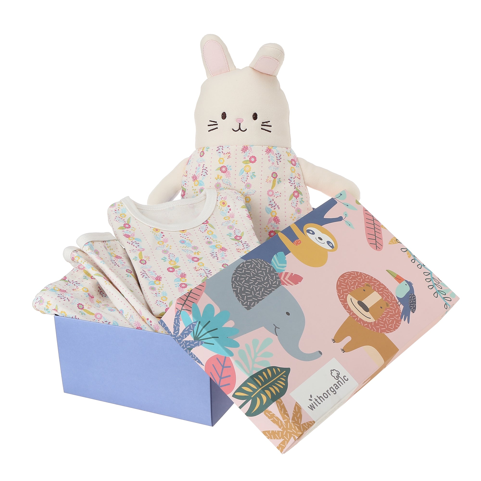 Kids Pajama and Matching Doll Set - Pink Flower