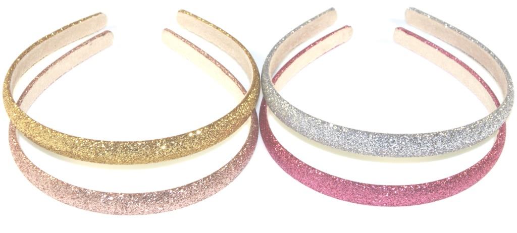 Glitter Suede Lined Alice Headband