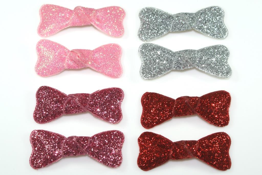 Glitter Bow Snaps
