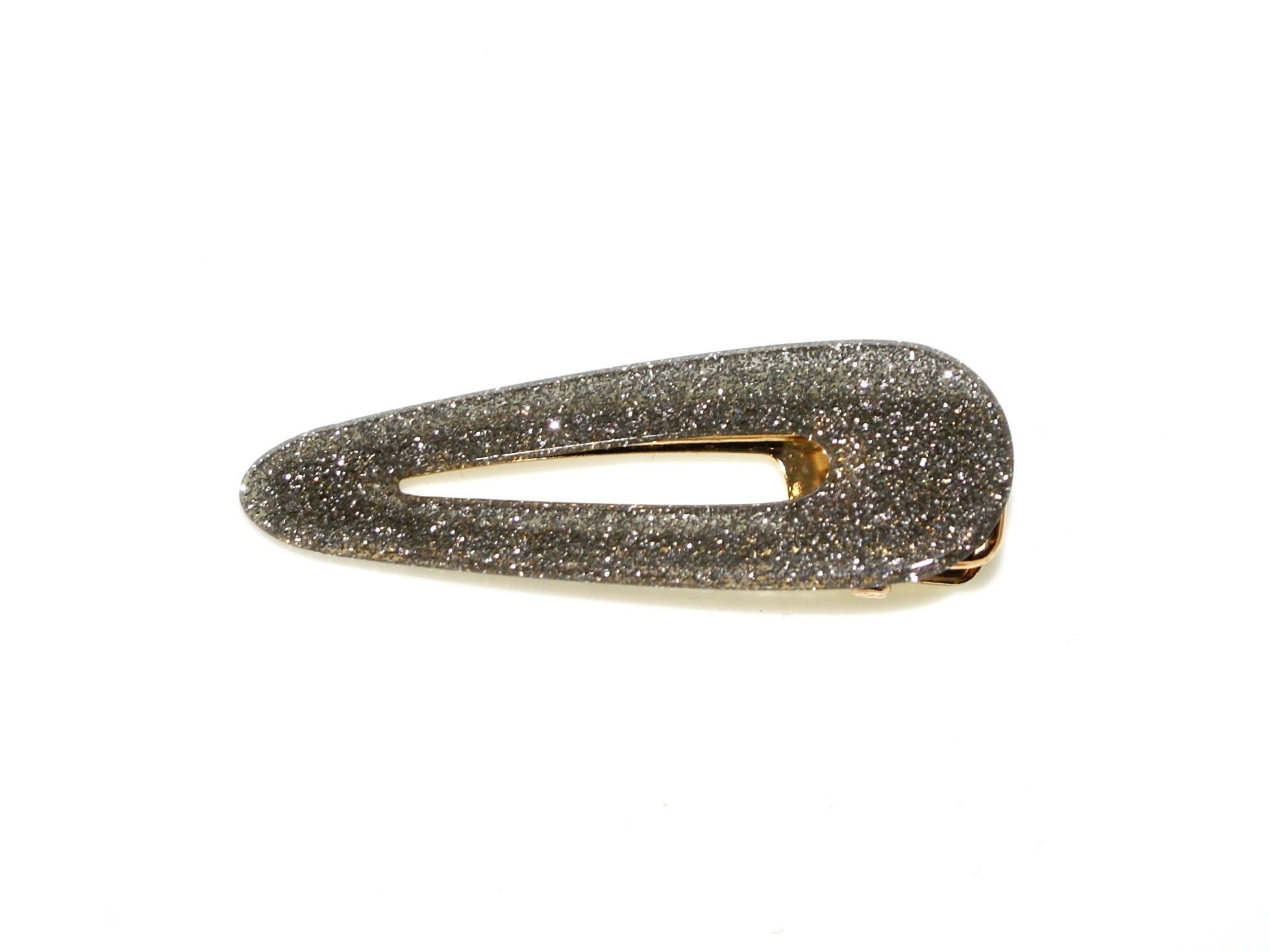 Teardrop Glitter Acetate Clip