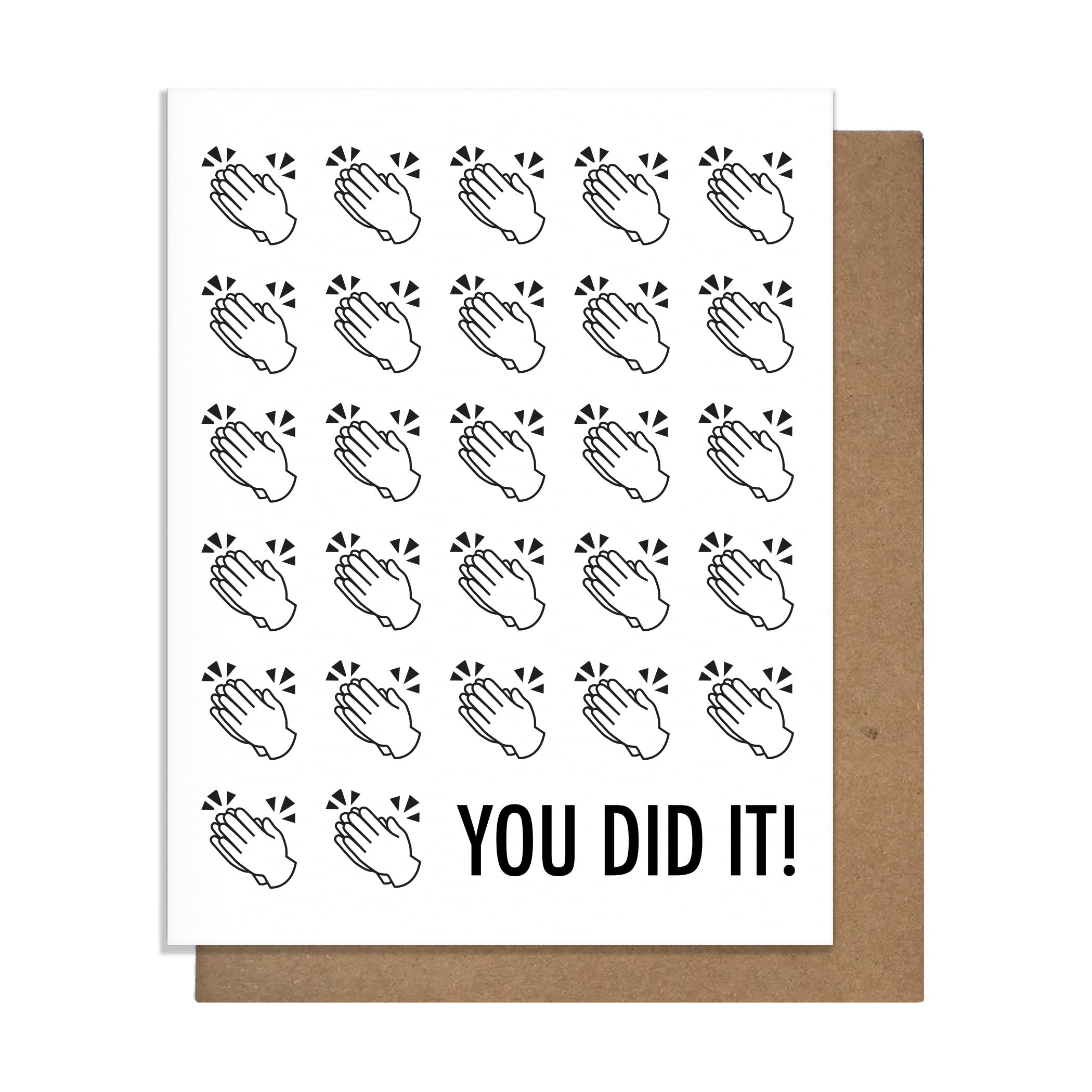Hand Clap Congratulations Card