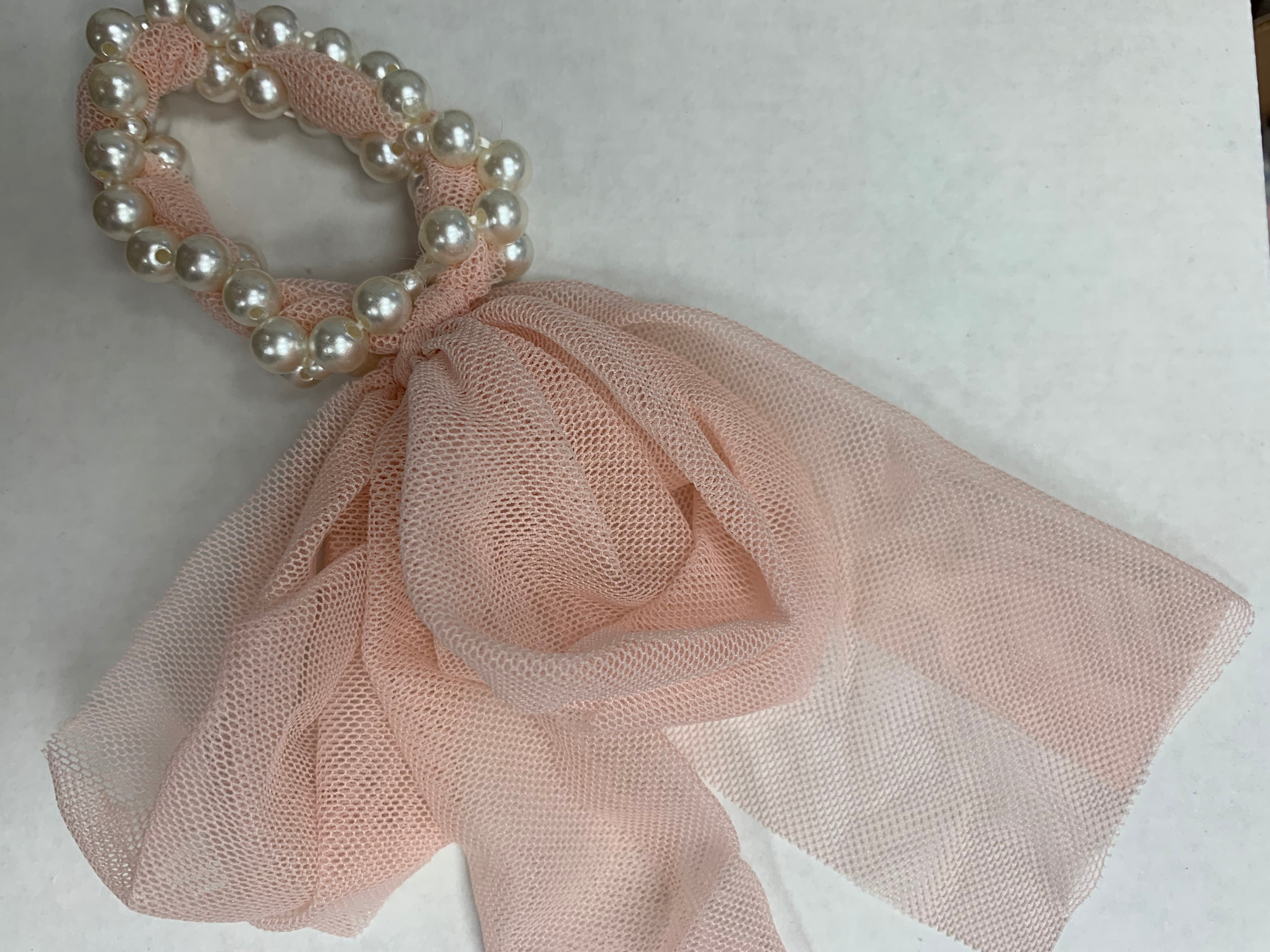 Children's Pearl and Tulle Bracelet