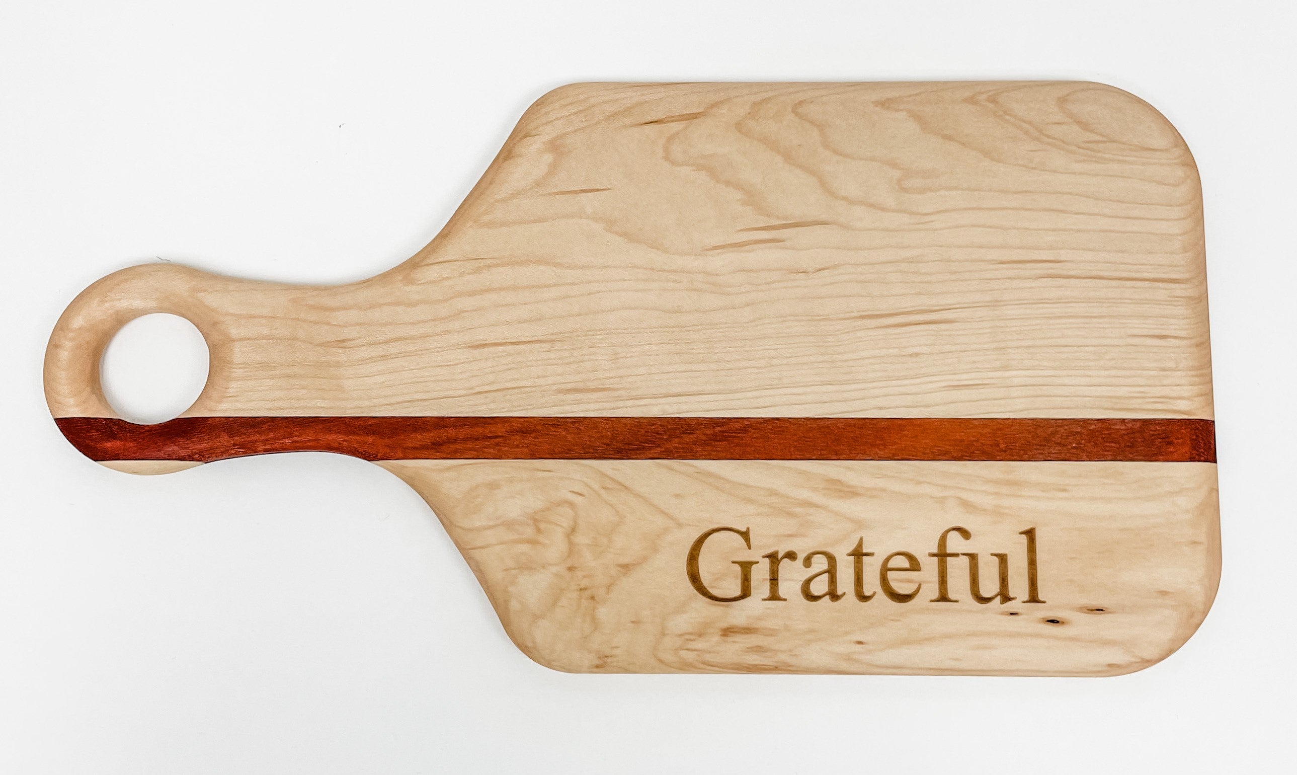 "Grateful" Handle Cheese Board
