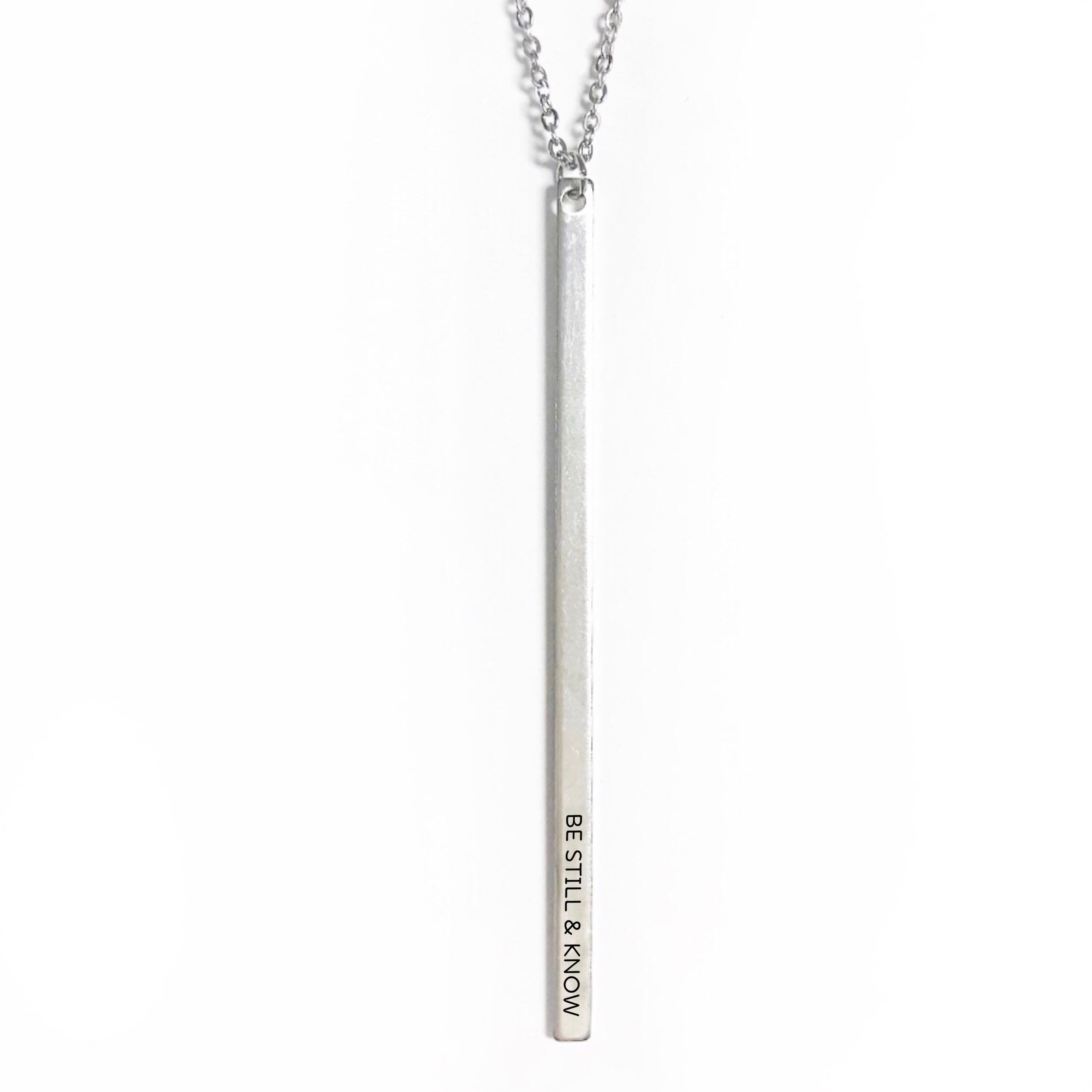 Be Still & Know Necklace