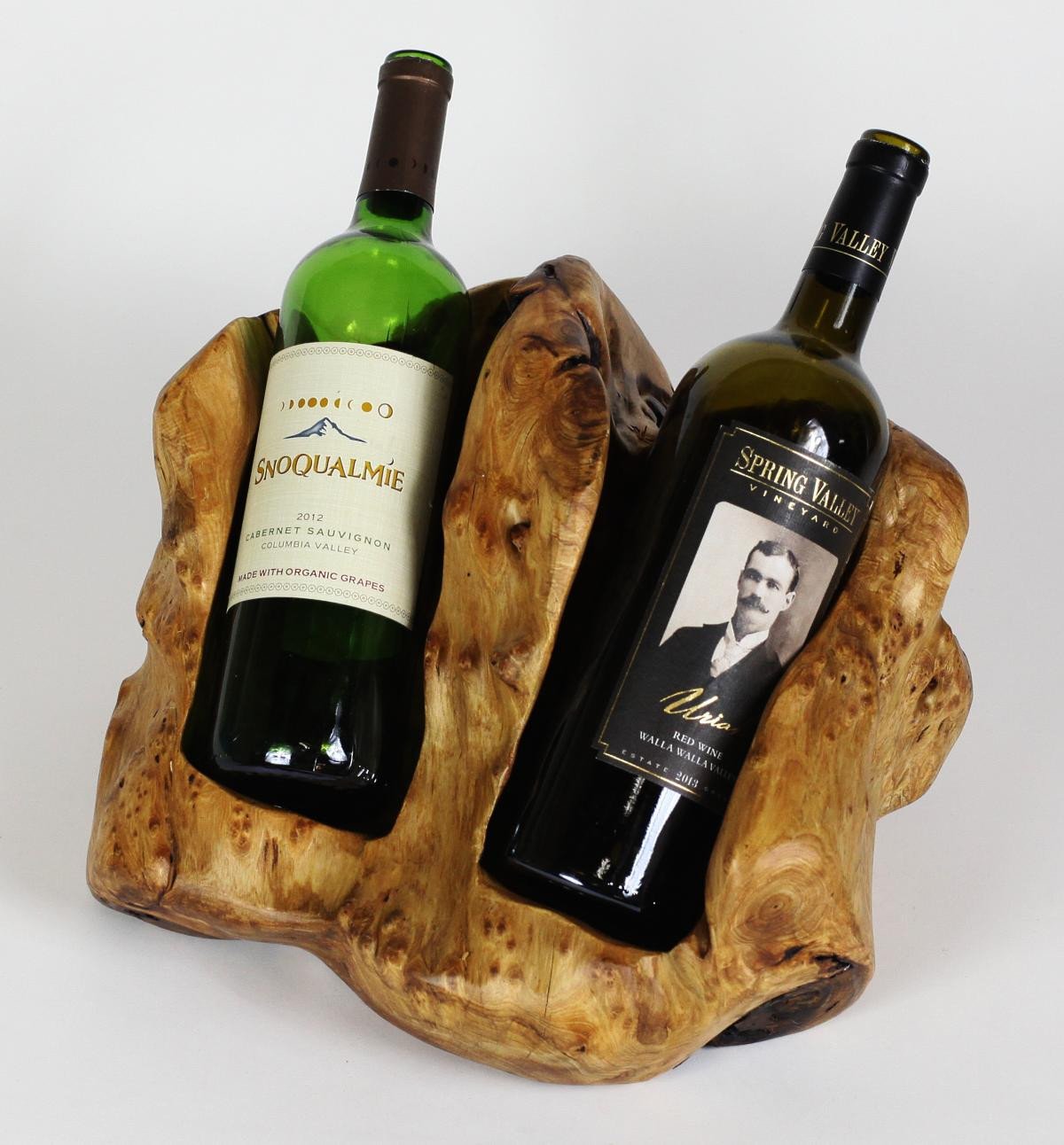 Driftwood Wine Bottle Holder