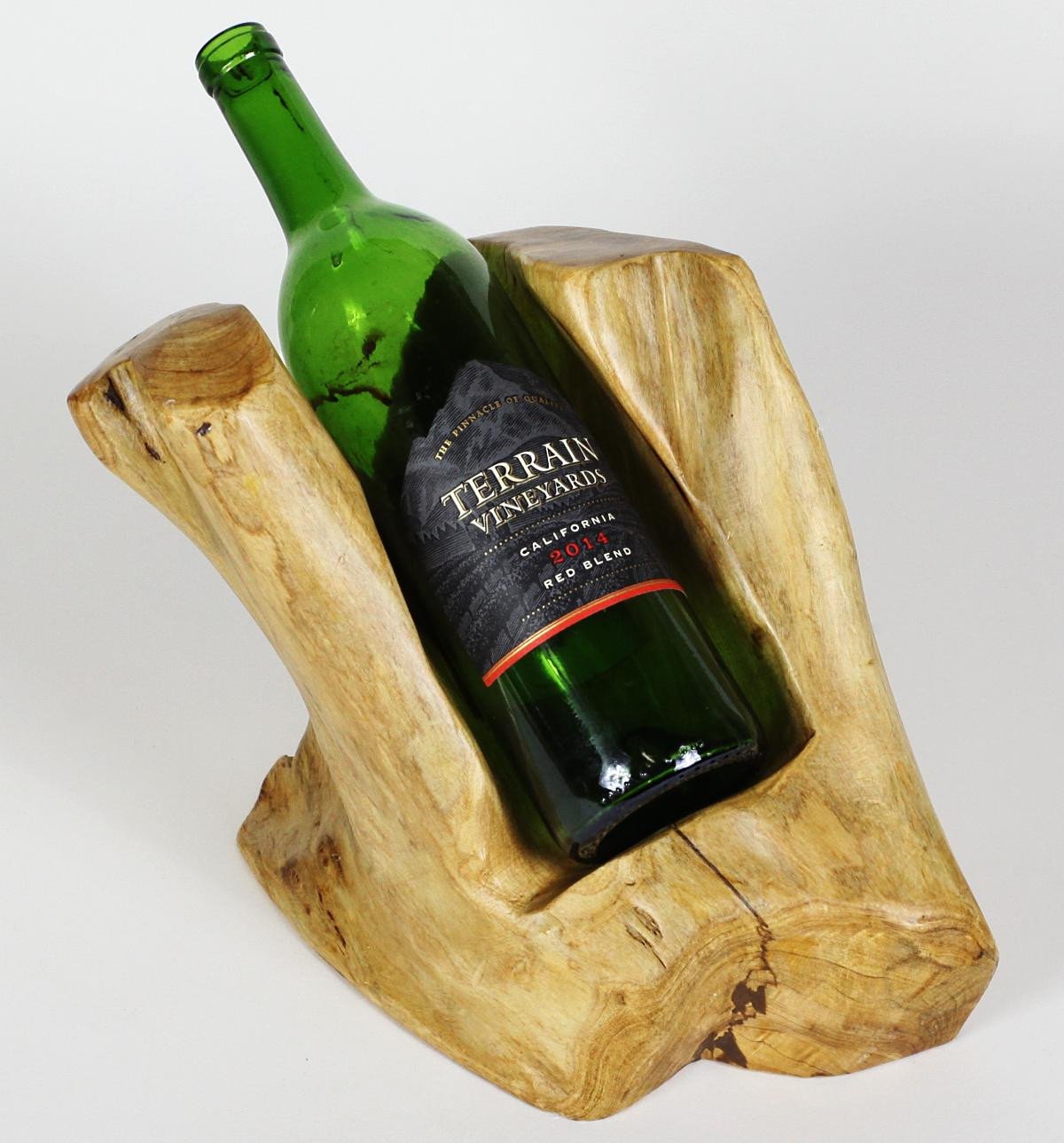 Driftwood Wine Bottle Holder