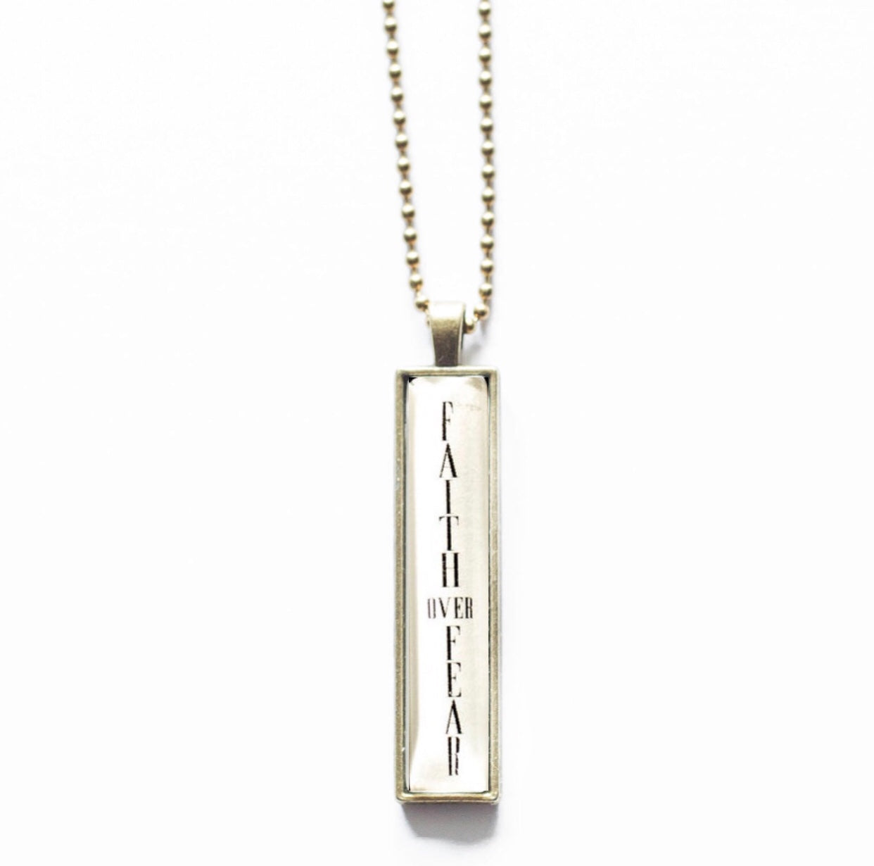 Faith Over Fear Necklace