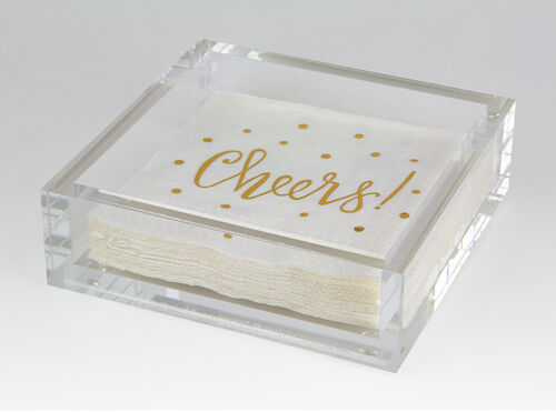 Acrylic Cocktail Napkin Tray