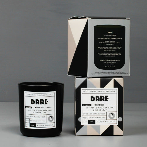 Luxe Scented Soy Wax Candle - Bare