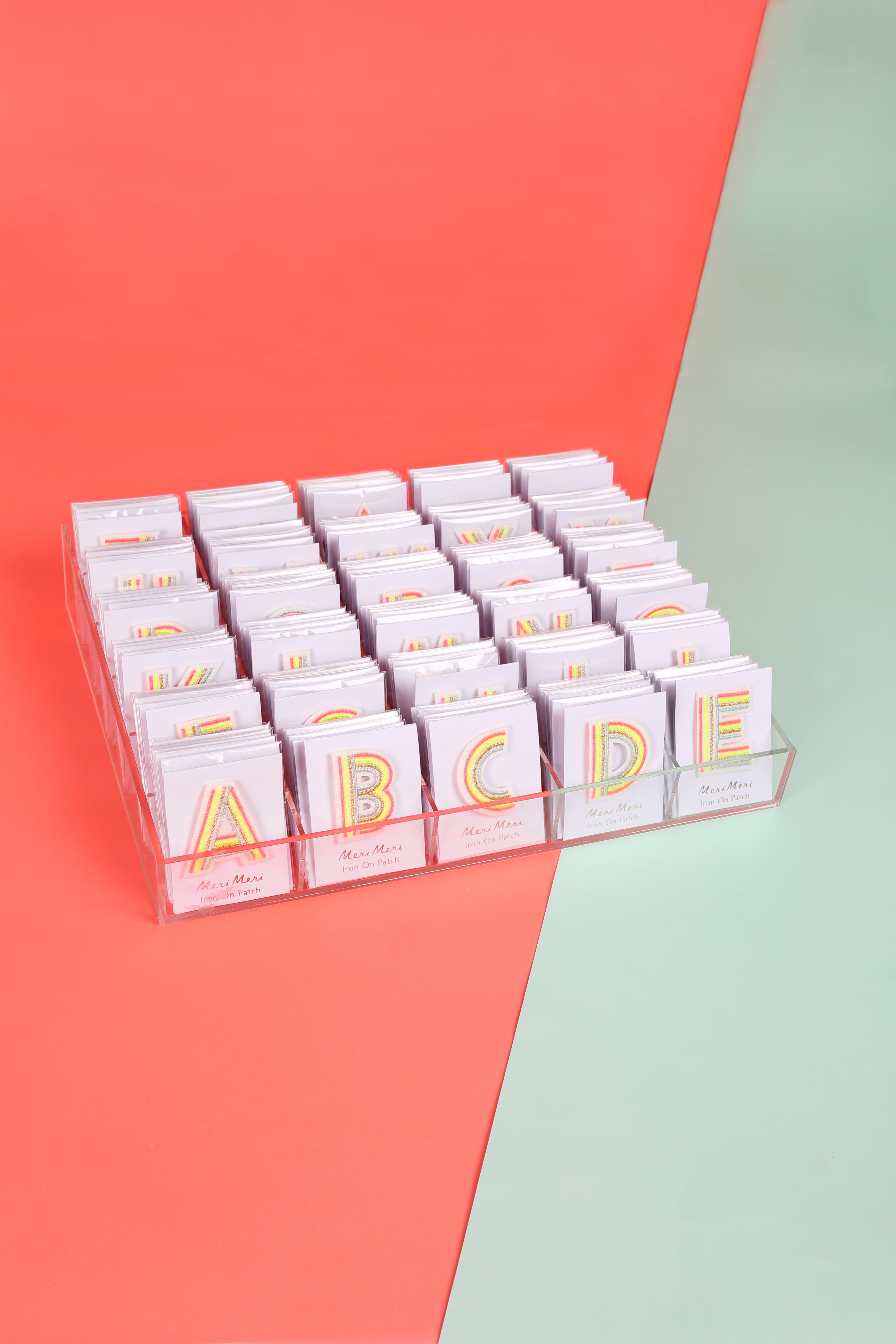 Iron On Rainbow Letters and Patches