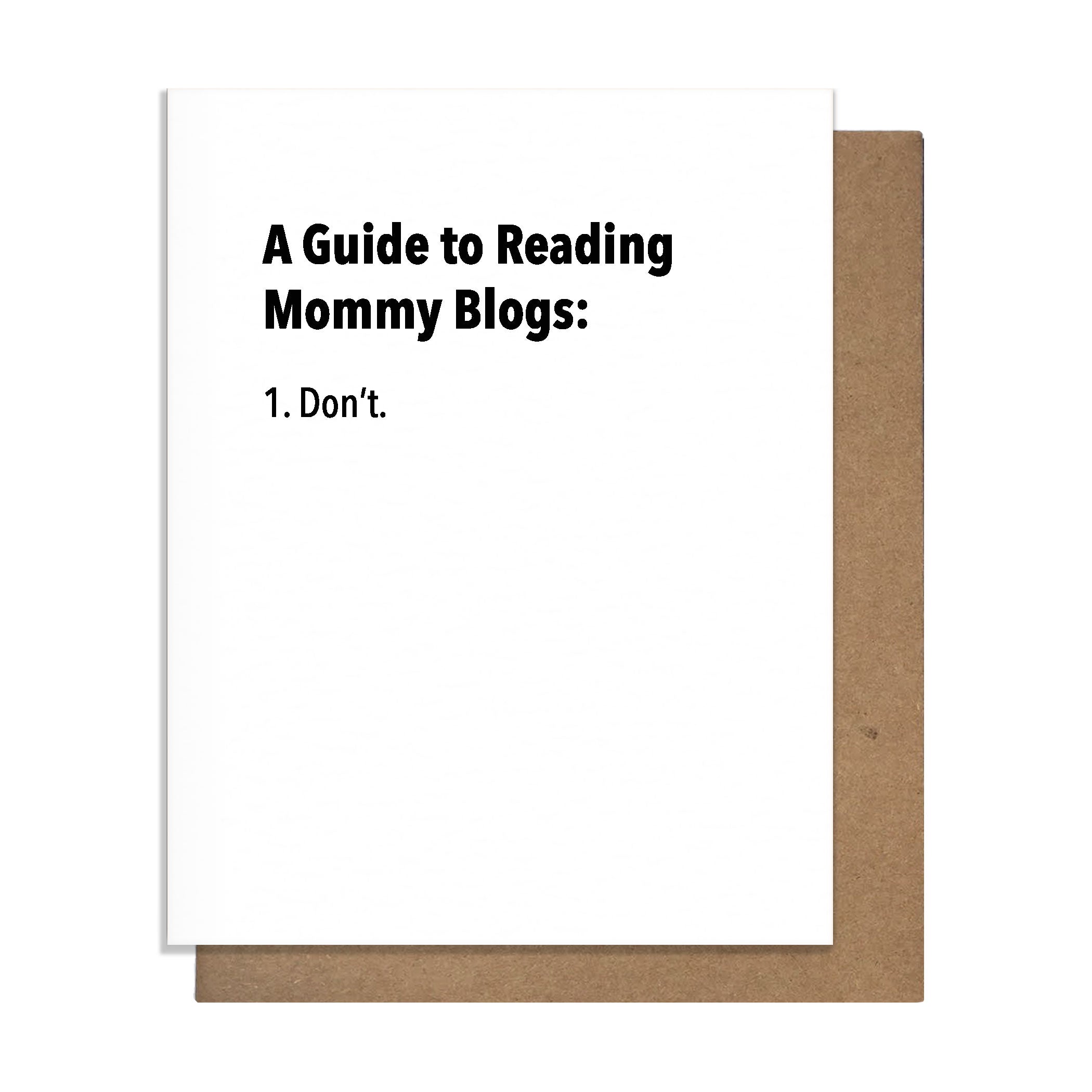 Mommy Blogs Card