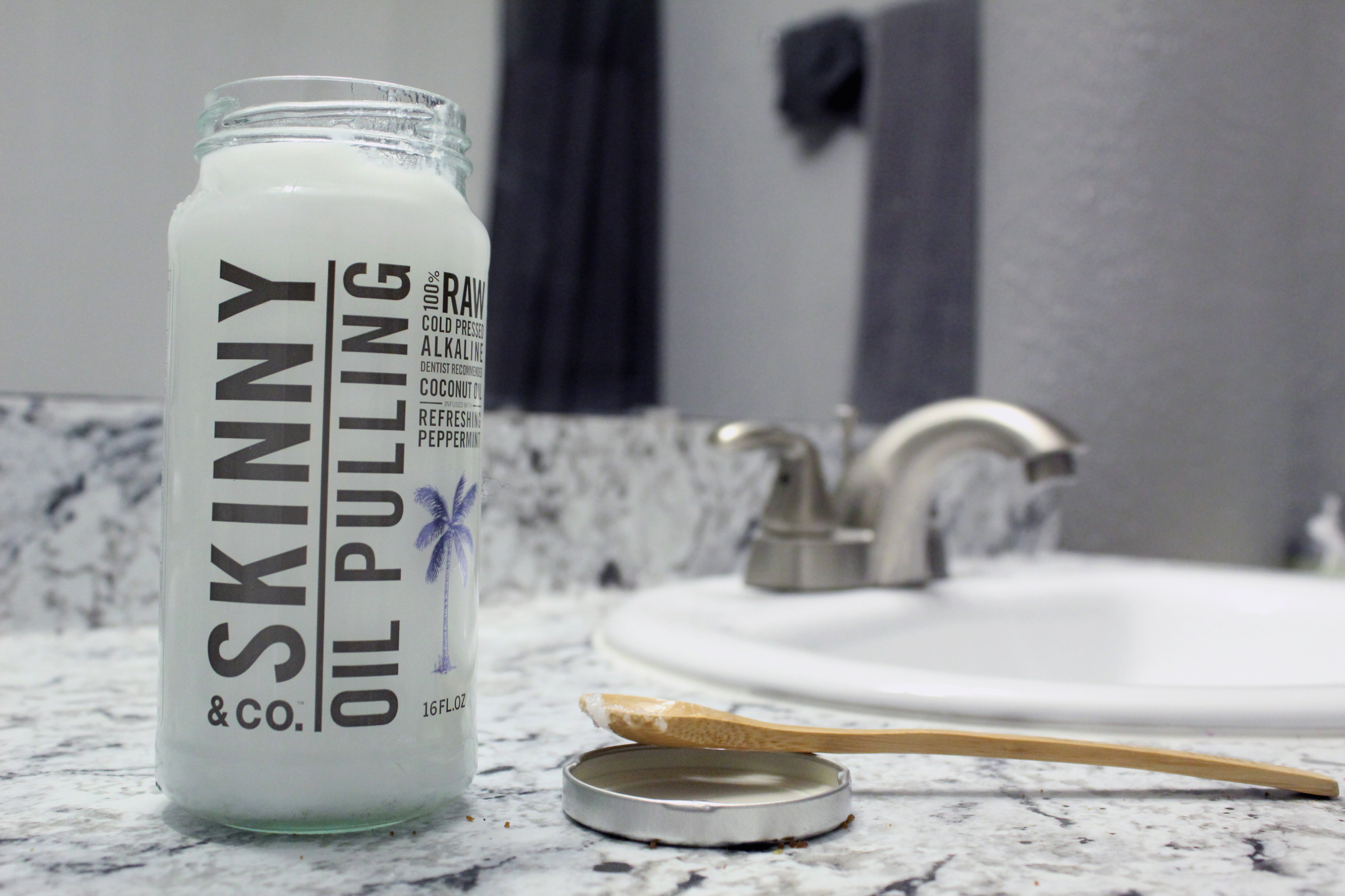 Peppermint Oil Pulling Coconut Oil Kit