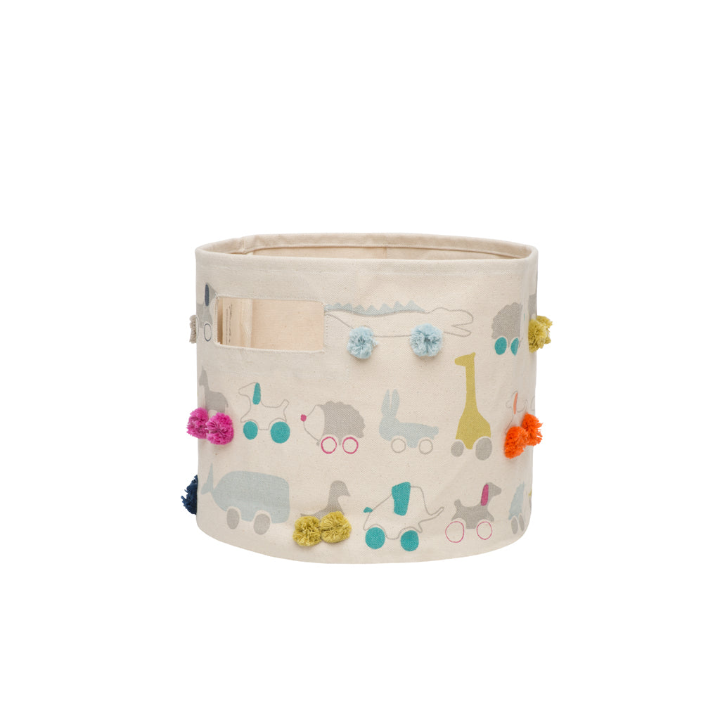 Pom Pom Drum Basket