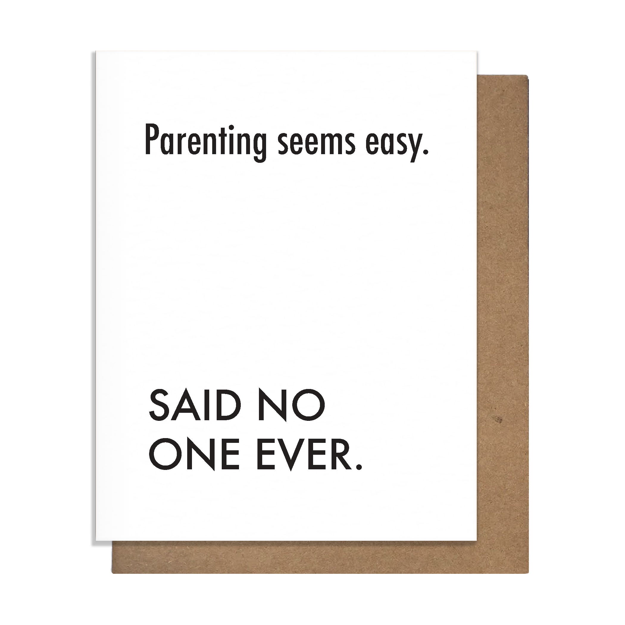 Easy Parenting Card