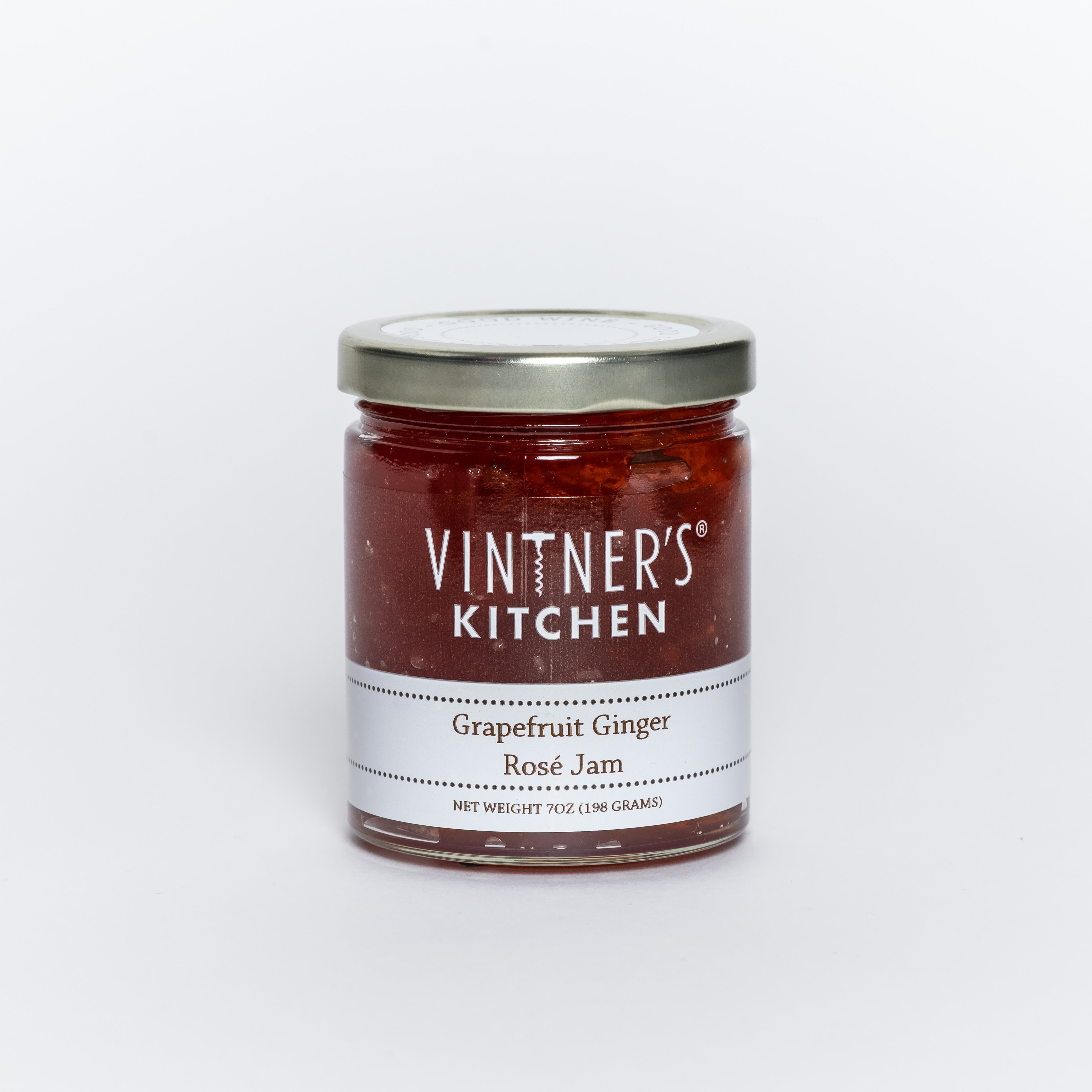 Grapefruit Ginger Rose Jam 7oz.