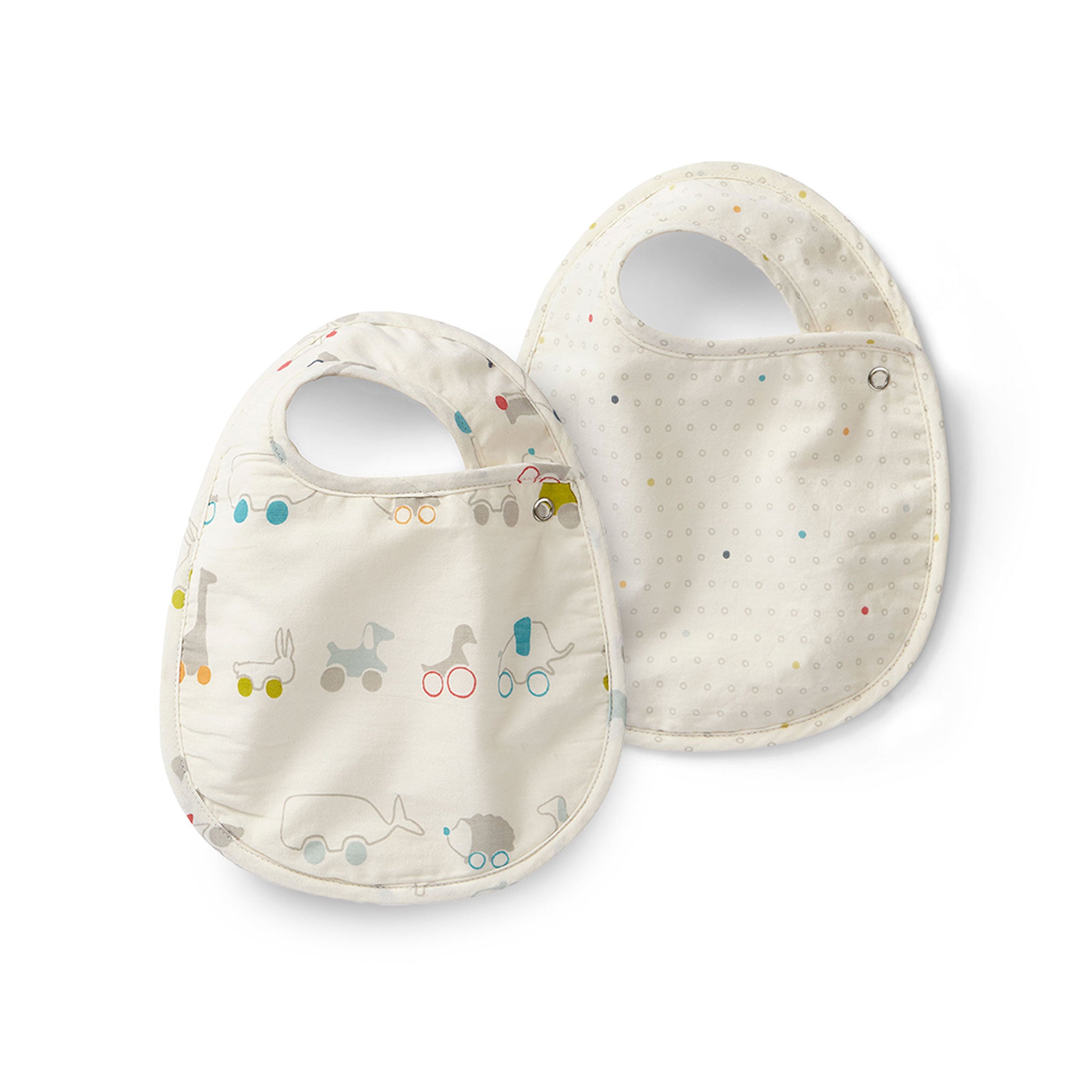 Pull Toys Bib Set of 2