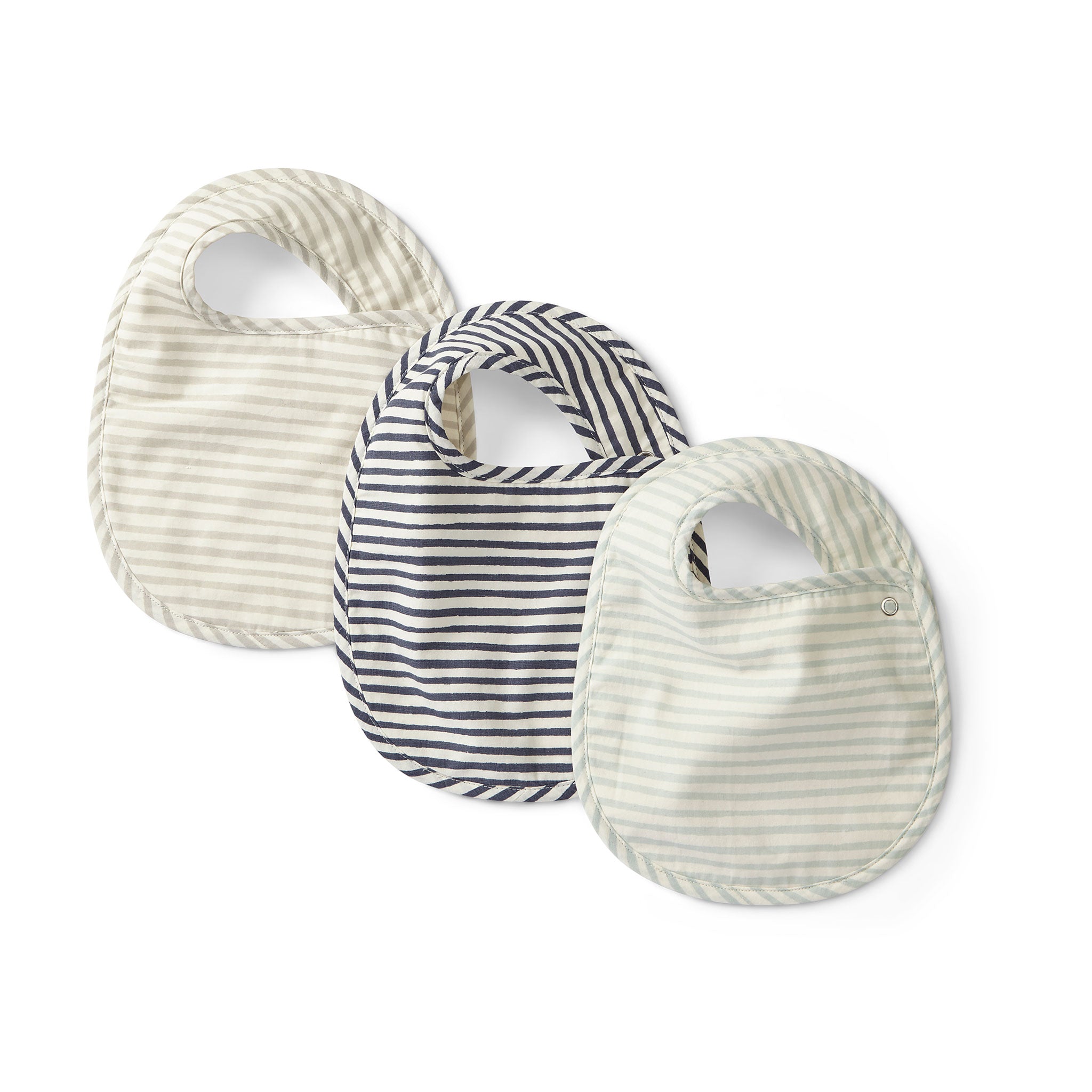 Stripes Away Bib Set of 3