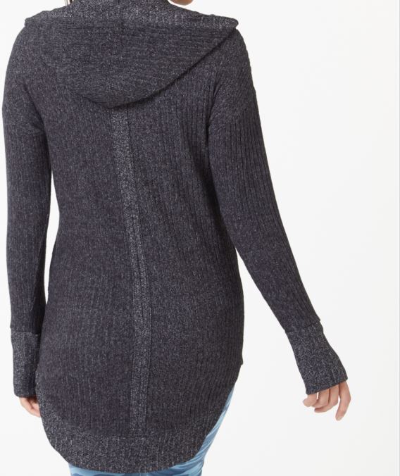 Hacci Rib Zip Front Jacket