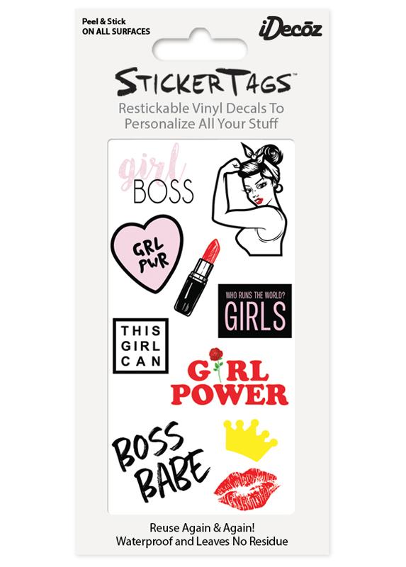Girl Power StickerTags