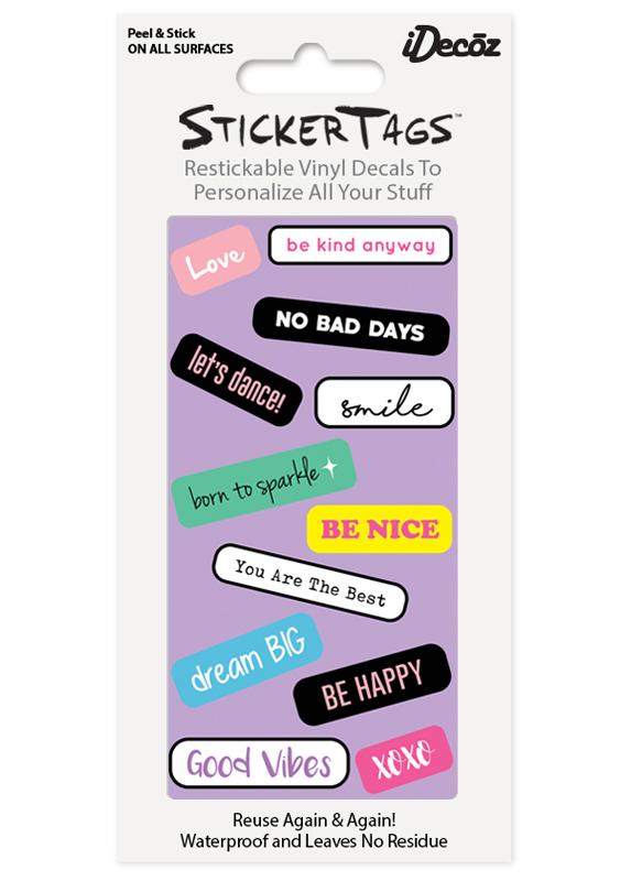 Happy Sticker Tags