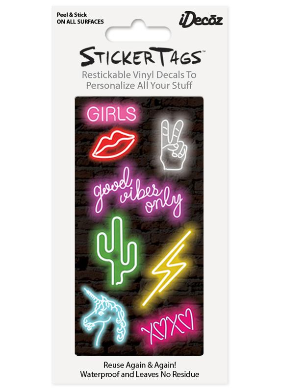 Neon StickerTags