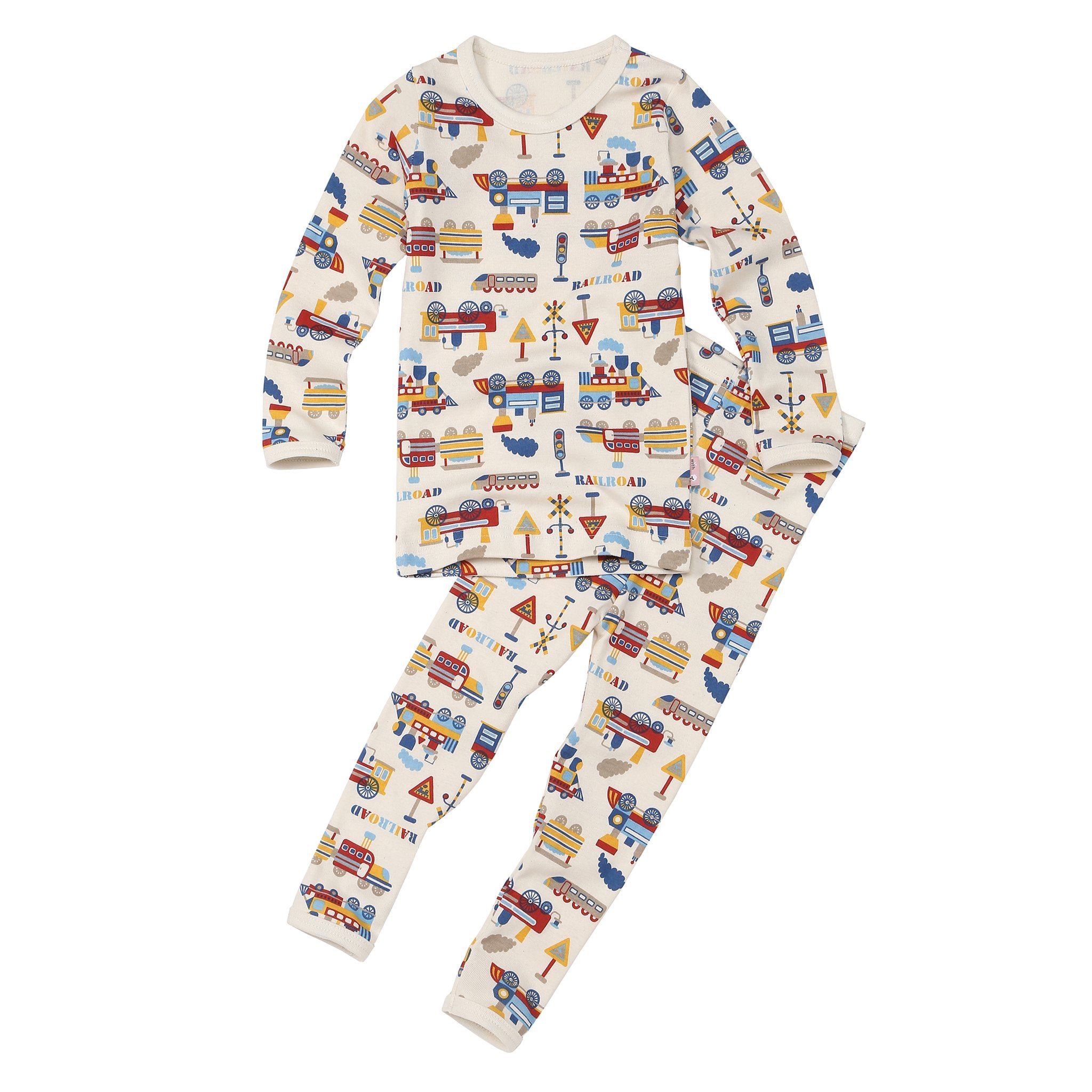 Kids Pajama and Matching Doll Set - Train World