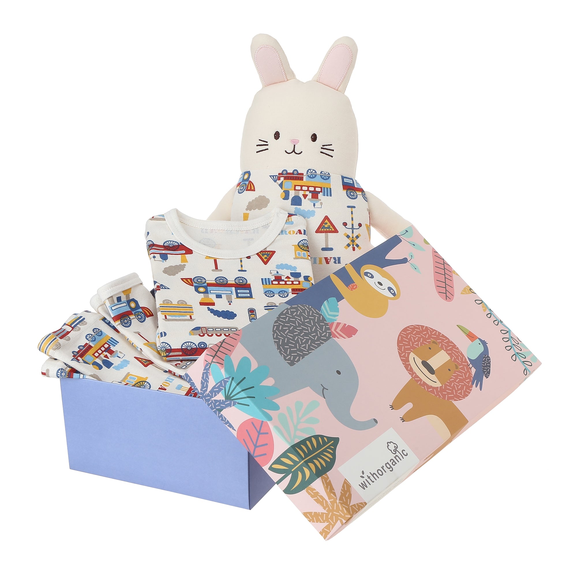 Kids Pajama and Matching Doll Set - Train World