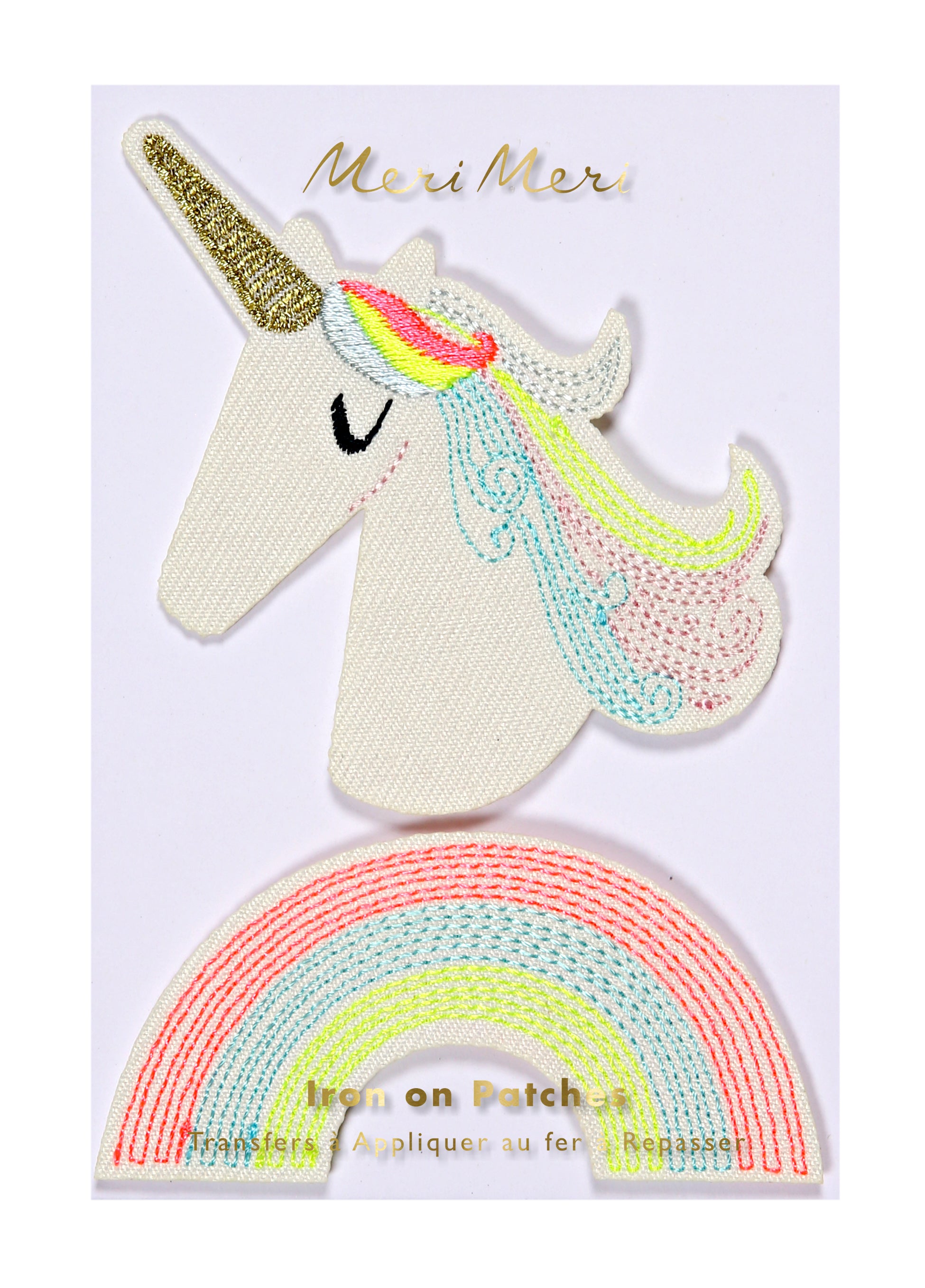 Iron On Rainbow Letters and Patches