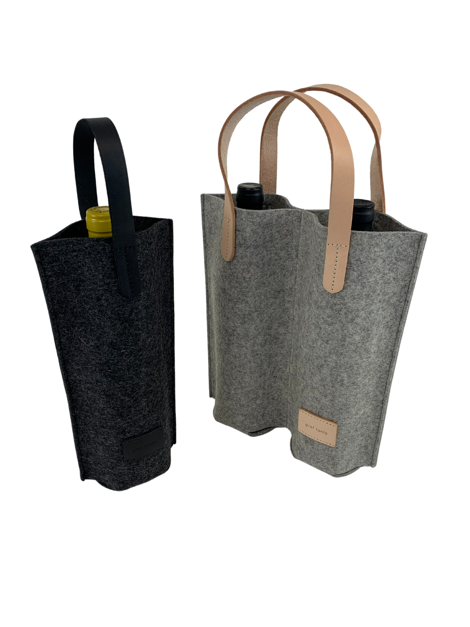 Wine Bottle Cozy Carrier - Solo/Duo
