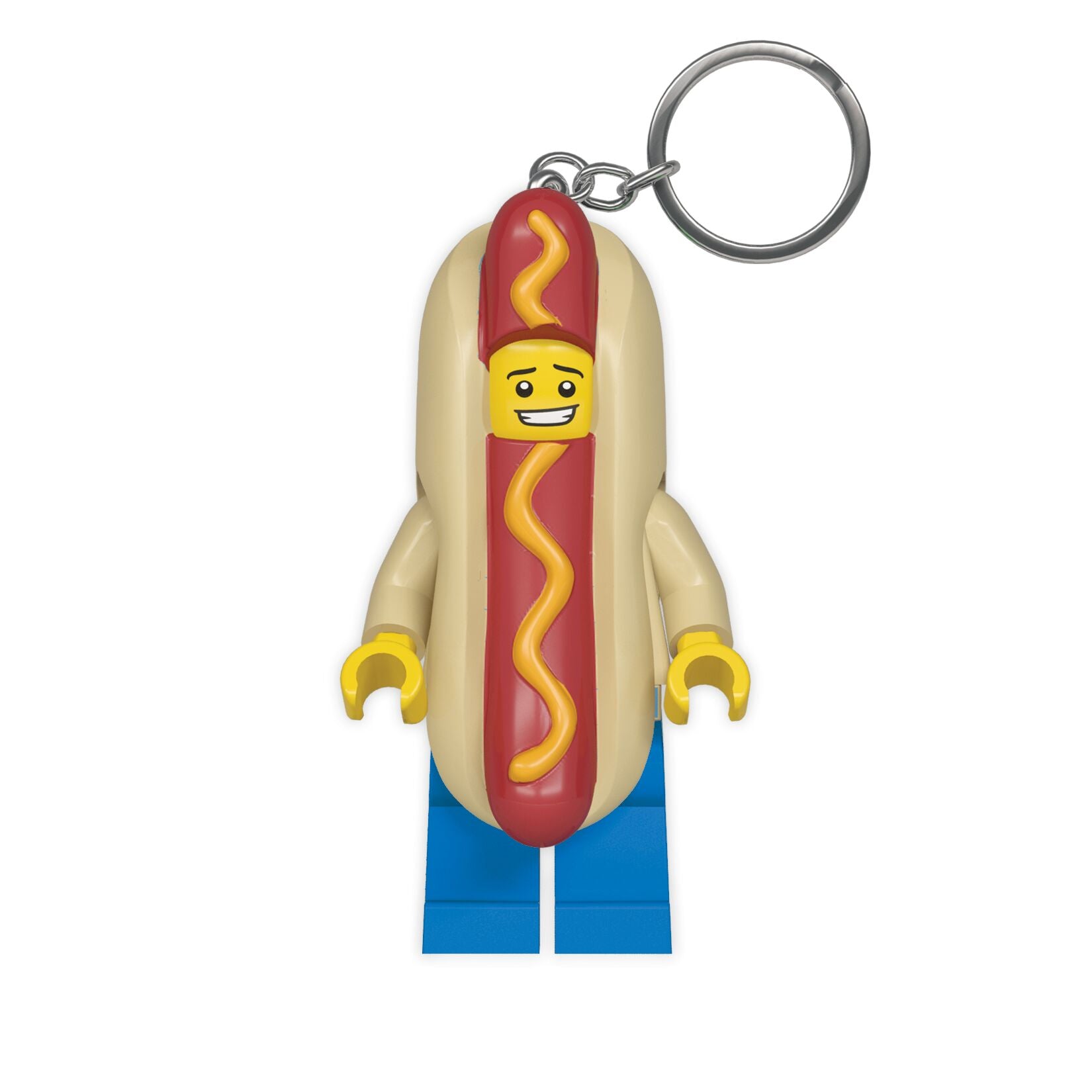 LEGO Hot Dog Man LED Keychain Flashlight