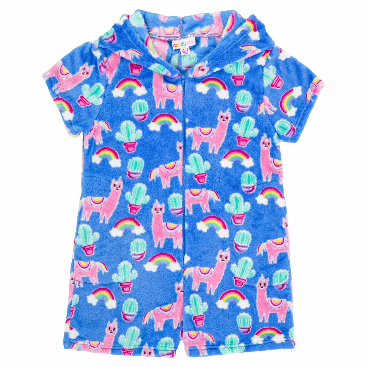 Llama Fleece Romper