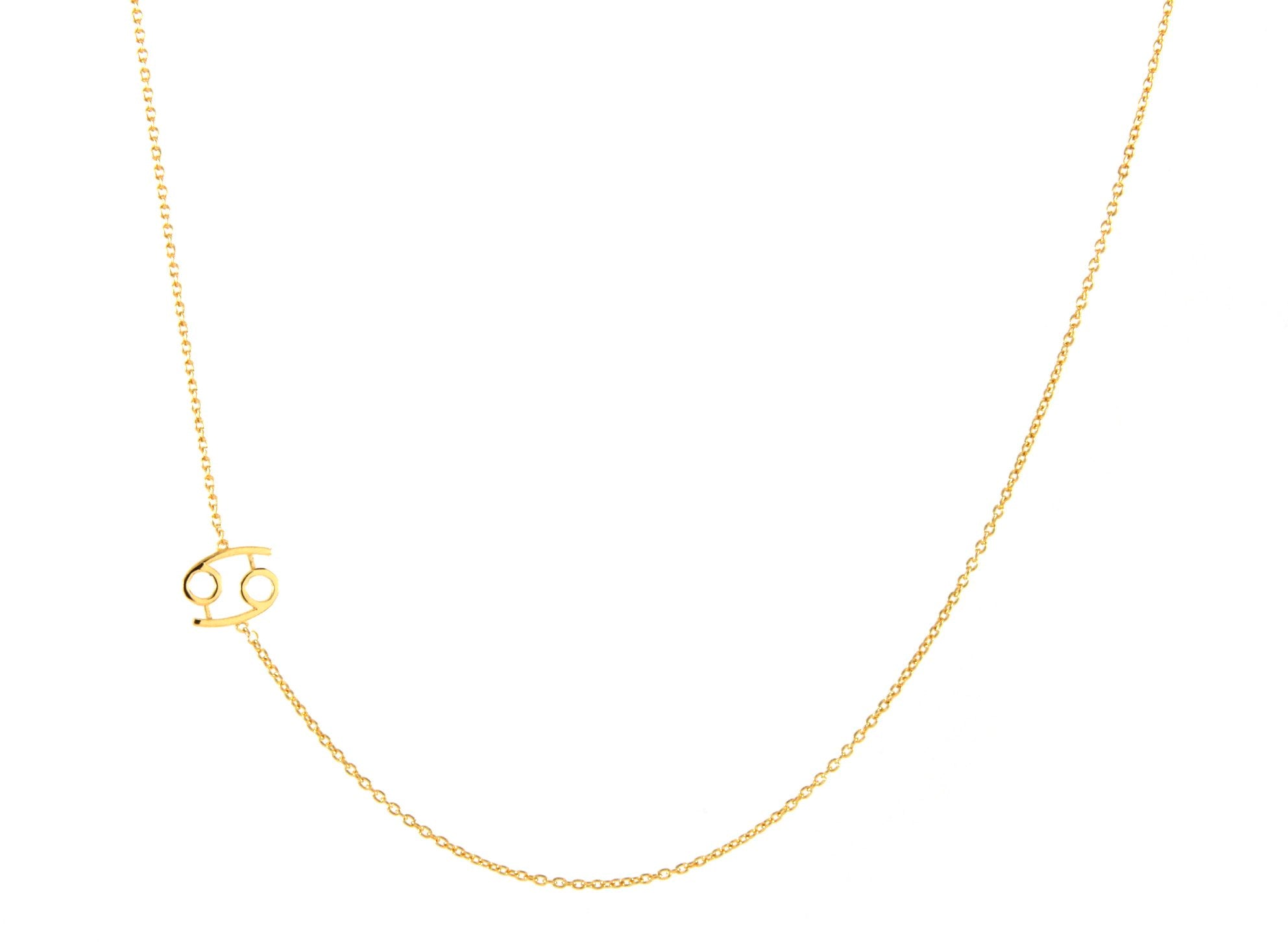 Sideways Zodiac Necklace