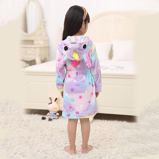 Unicorn Stars Bathrobe