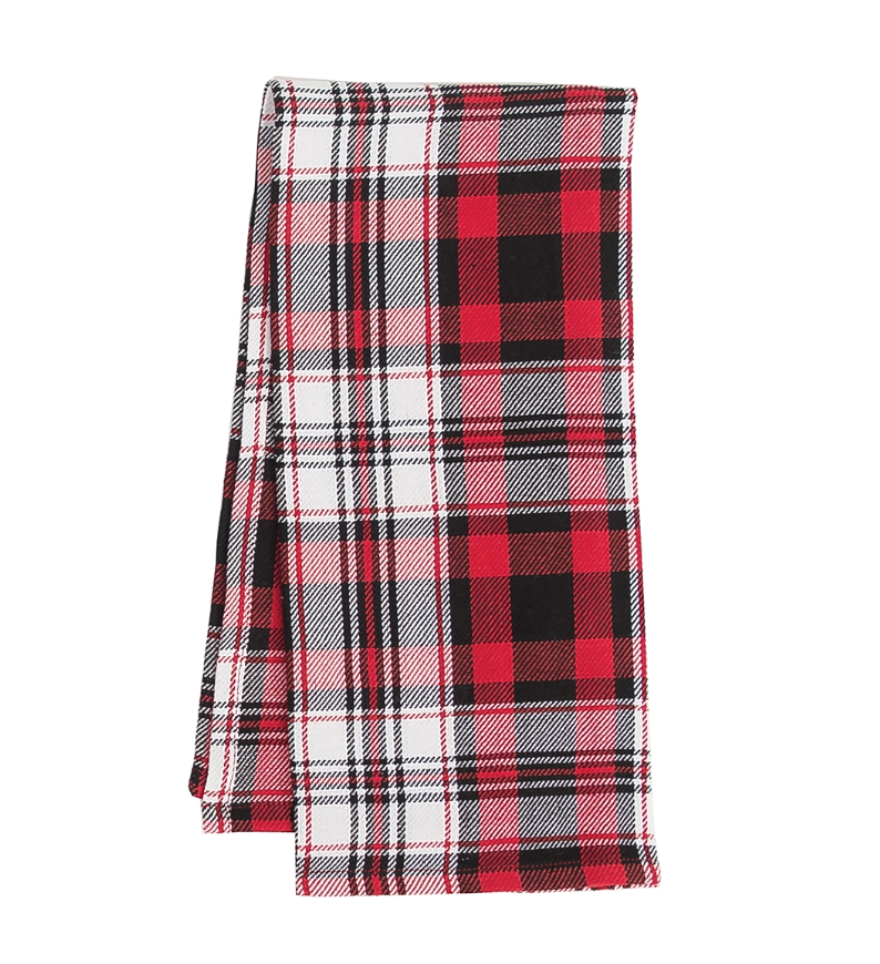 Fireside Plaid Kitchen Towel